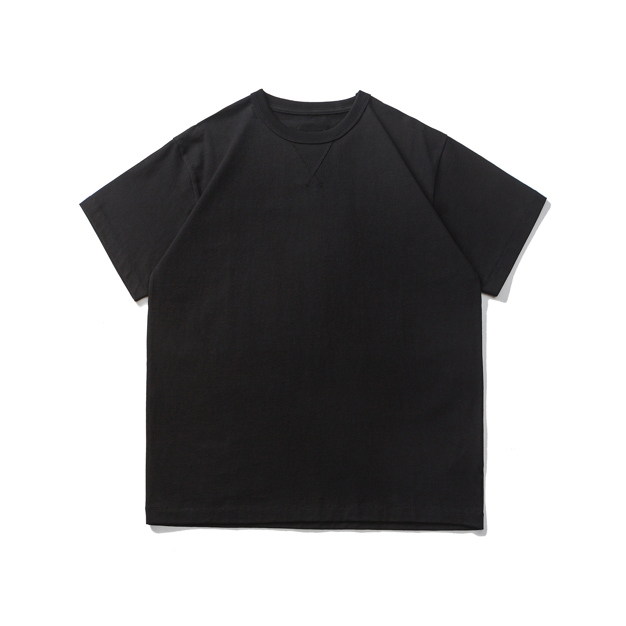 Men's Basic Short Sleeve Tee - Heavyweight Cotton Crewneck 
