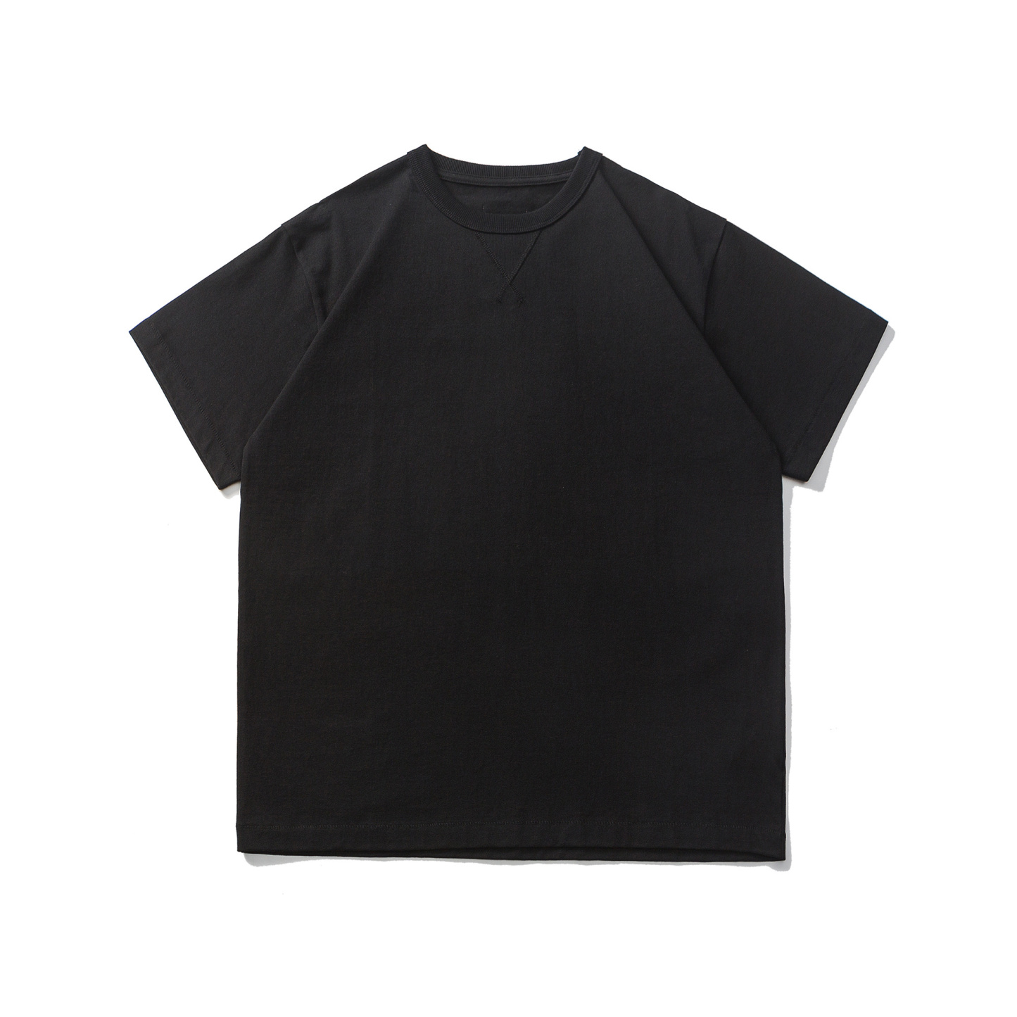 Men's Basic Short Sleeve Tee - Heavyweight Cotton Crewneck 