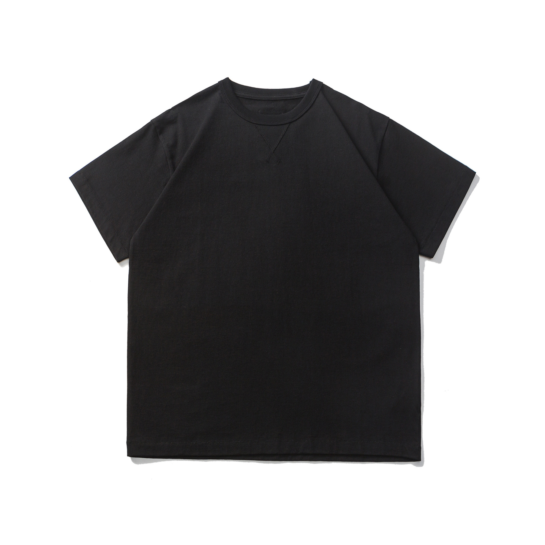 Men's Basic Short Sleeve Tee - Heavyweight Cotton Crewneck 