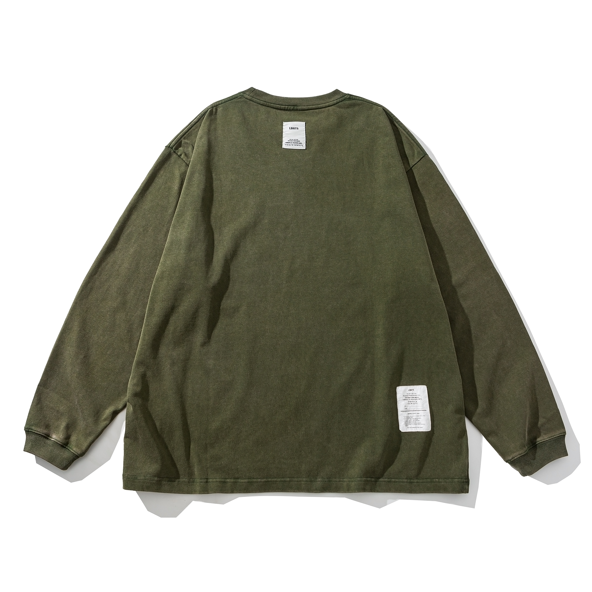 Heavyweight Washable-Fade ARMY Graphic Tee