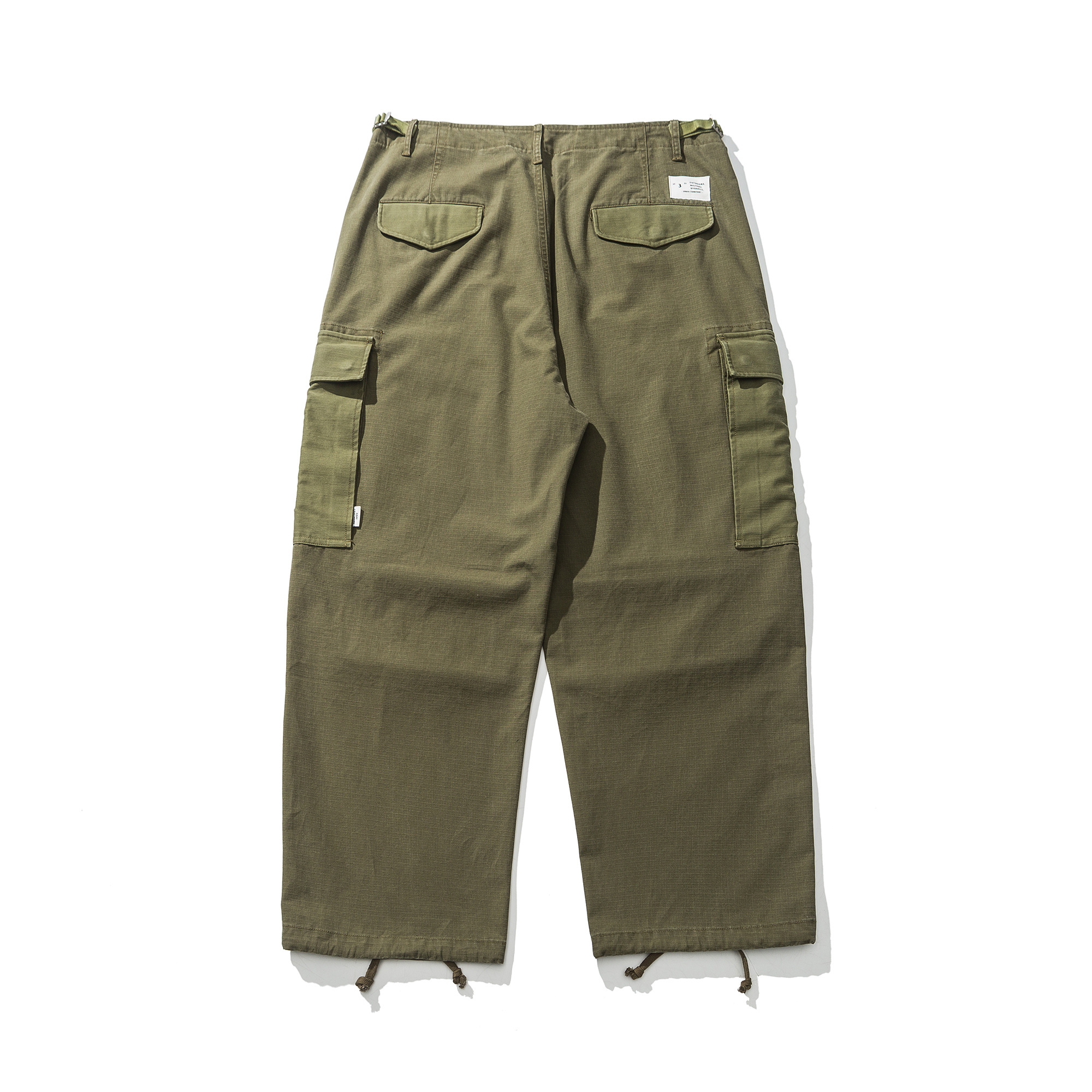 Men's Two-Tone Cargo Pants - Utility Work Trousers with Multi
