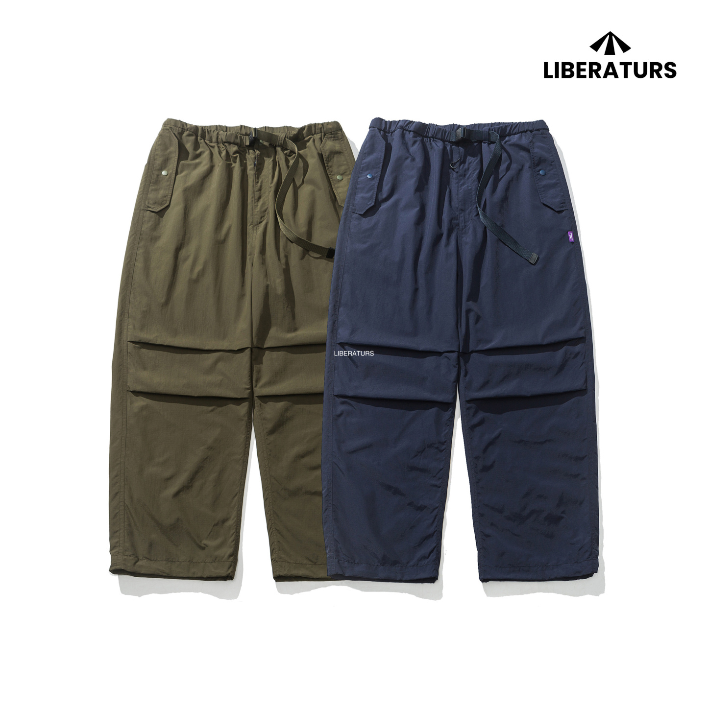 Men's Utility Cargo Pants - Vintage Military Paratrooper Trousers-Liberaturs