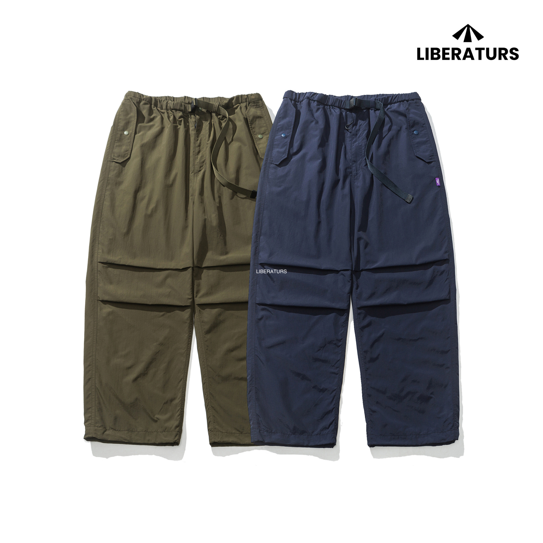 Men's Utility Cargo Pants - Vintage Military Paratrooper Trousers-Liberaturs