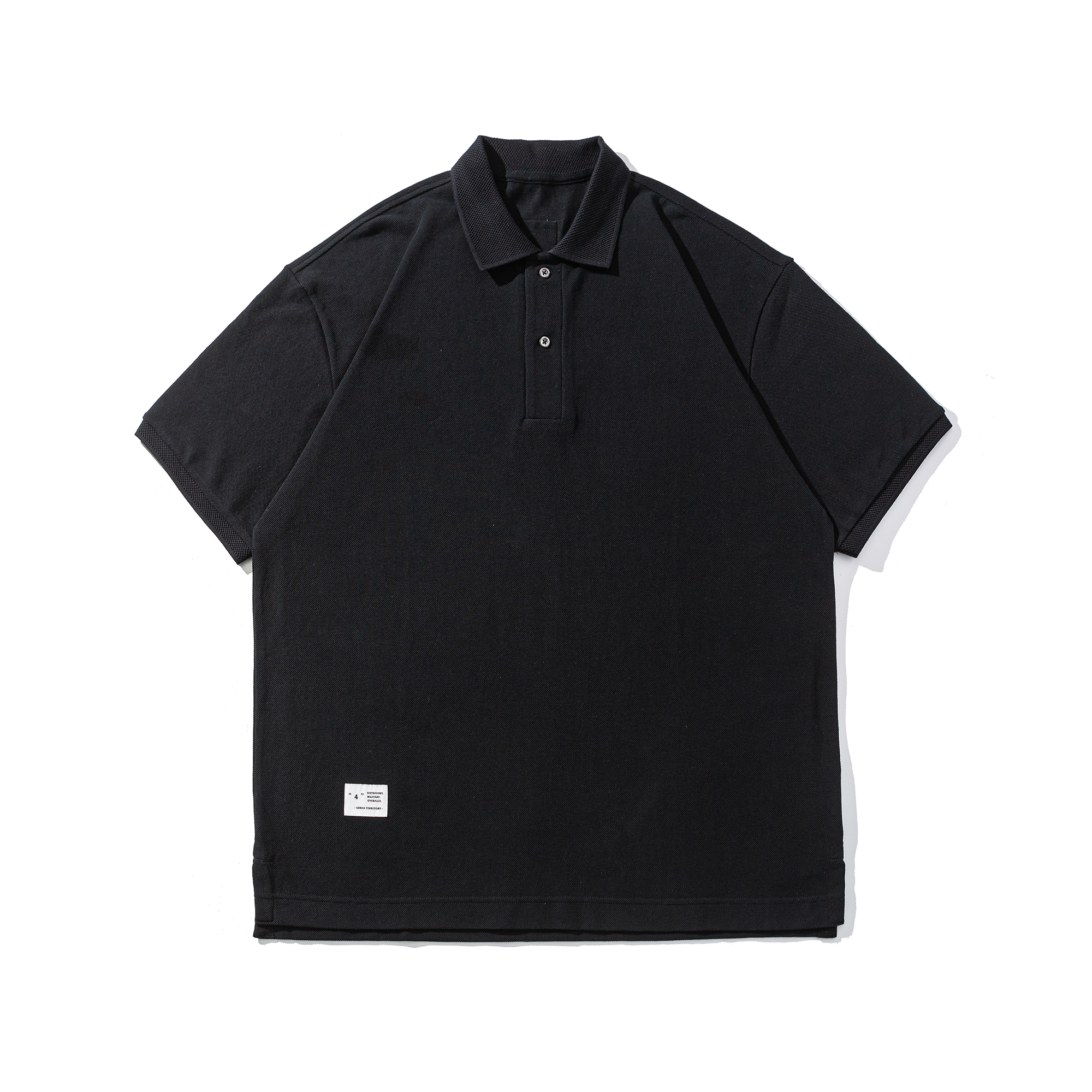 Men's Pique Polo Shirt - Heavyweight Cotton Relaxed Fit