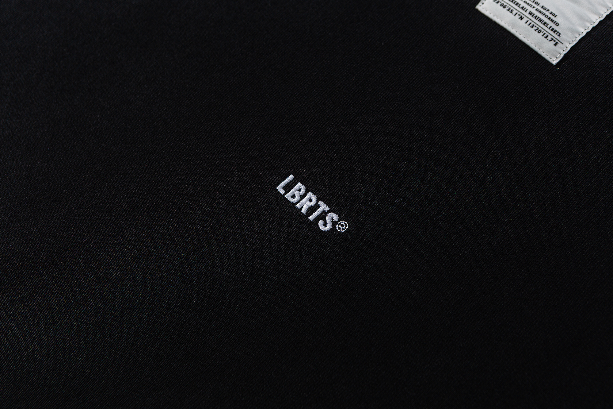 Men's Heavyweight Crewneck Sweatshirt - Embroidered Logo Pullover French Terry-Liberaturs