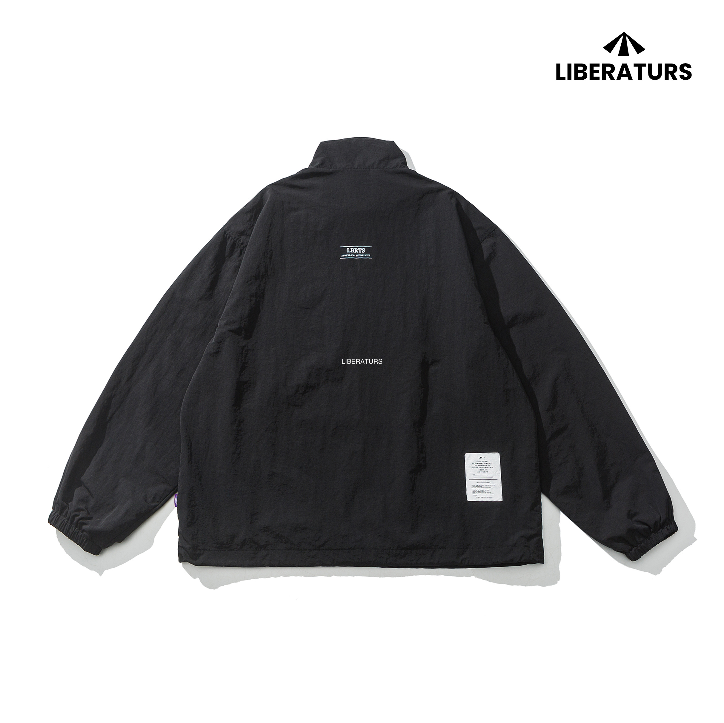 Men's Pullover Anorak - 90s Inspired Lightweight Wind Shell -Liberaturs