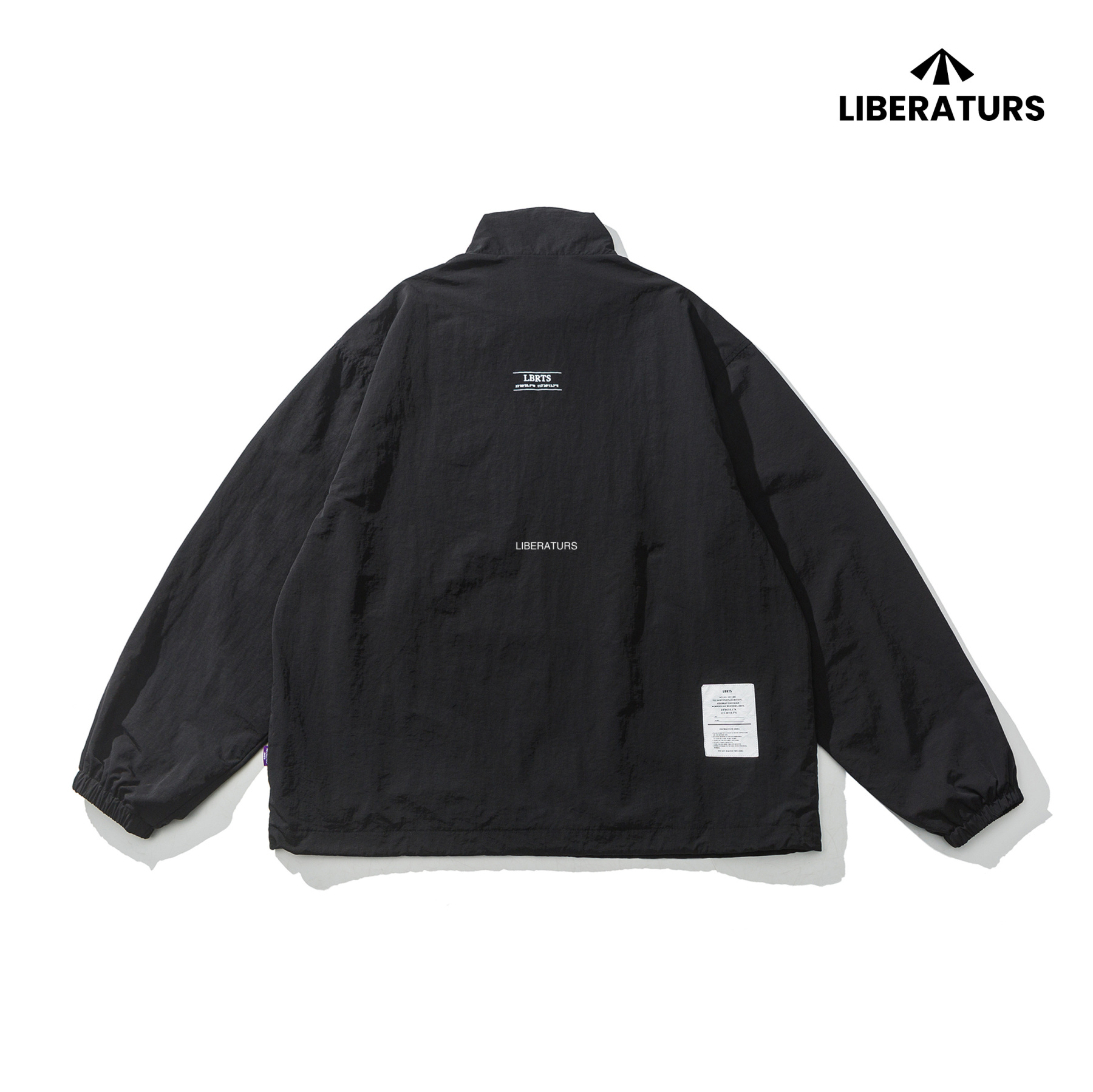 Men's Pullover Anorak - 90s Inspired Lightweight Wind Shell -Liberaturs