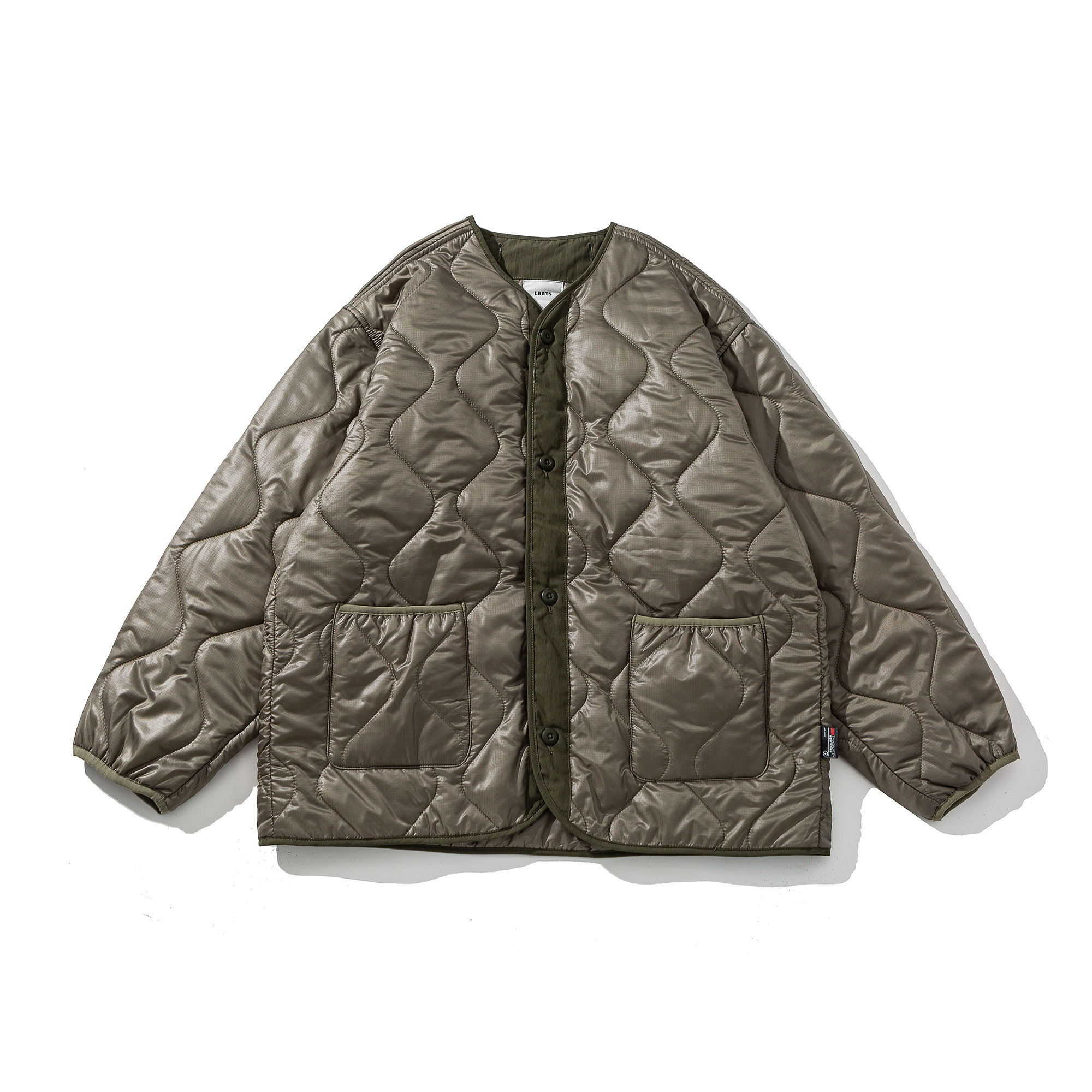 Men's Quilted Field Jacket - 3M™ Thinsulate™ Insulated Overshirt -Liberaturs