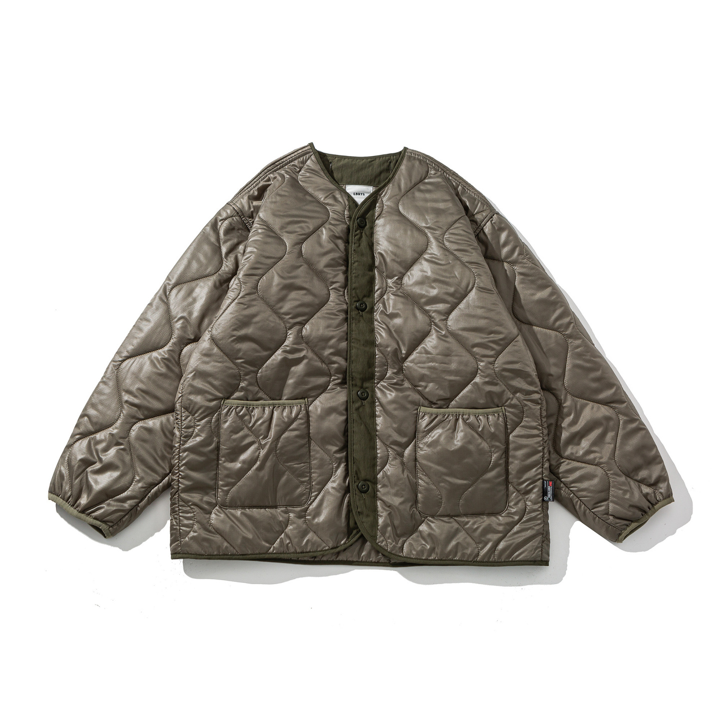 Men's Field Quilted Jacket - Utility Overshirt with Button Front-Liberaturs