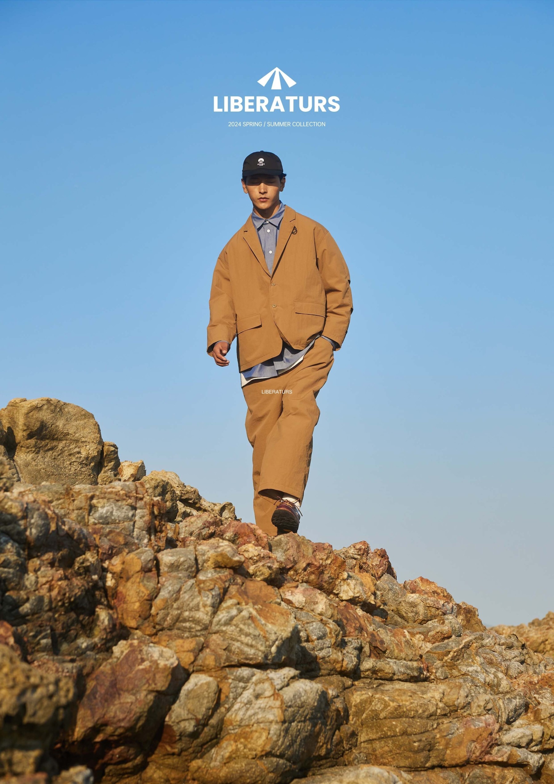 Men's Oversized Utility Cargo Pants - Technical Trousers with Wide Leg-Liberaturs