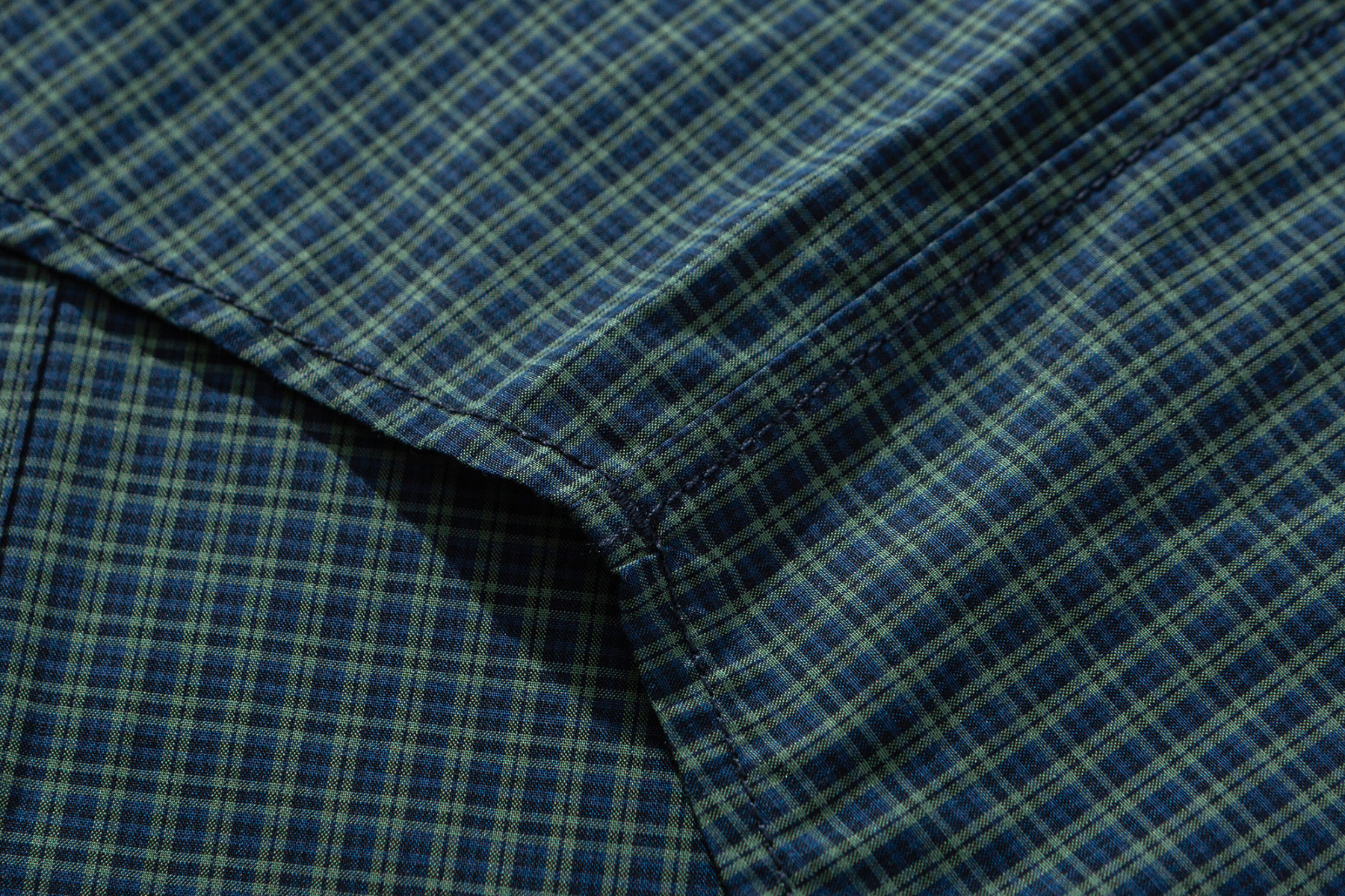 Men's Classic Retro Green Plaid Short Sleeve Shirt - Relaxed Fit | Liberaturs