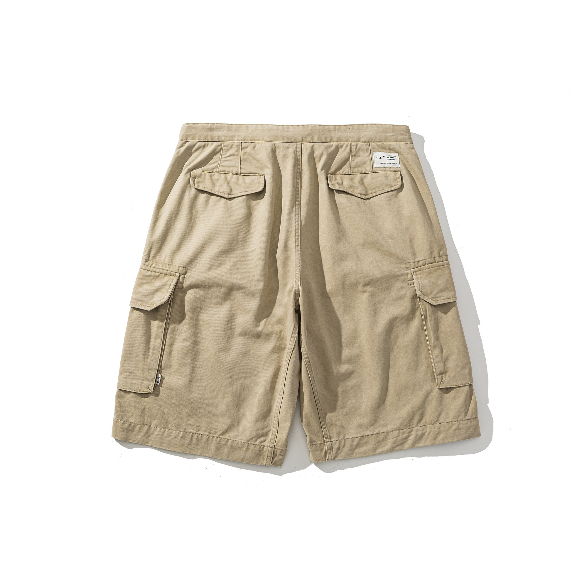 Men's Relaxed Fit Cargo Chino Shorts - Classic Utility Casual Twill