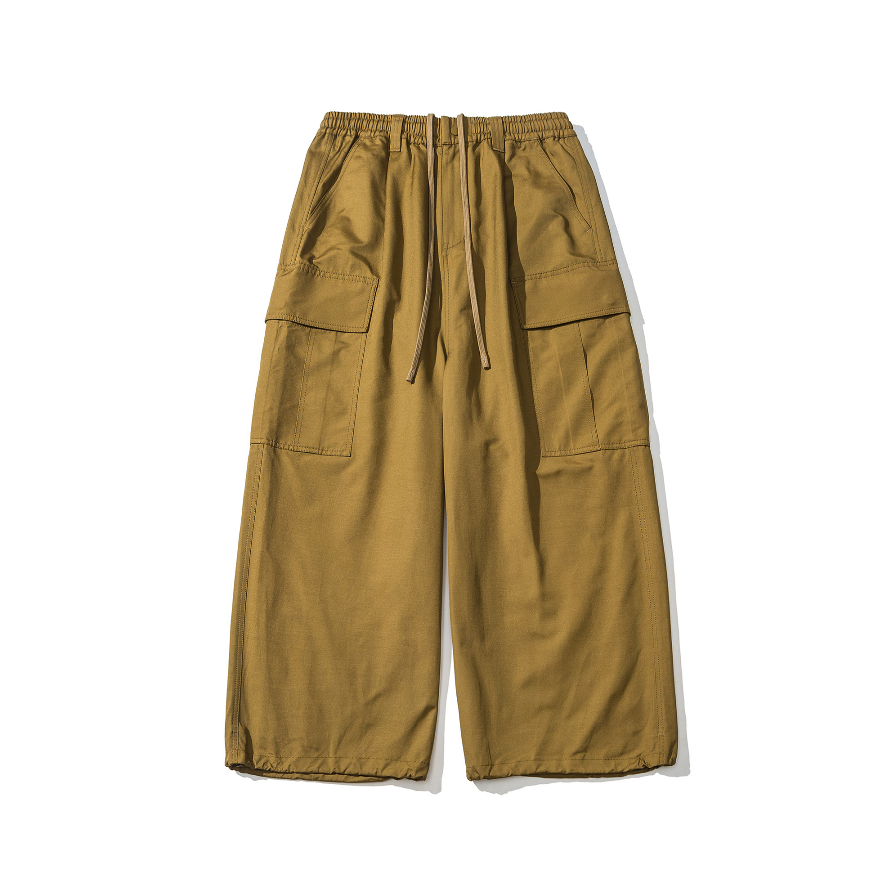 Men's Wide-Leg Cargo Pants - Relaxed Fit & Utility Design-Liberaturs