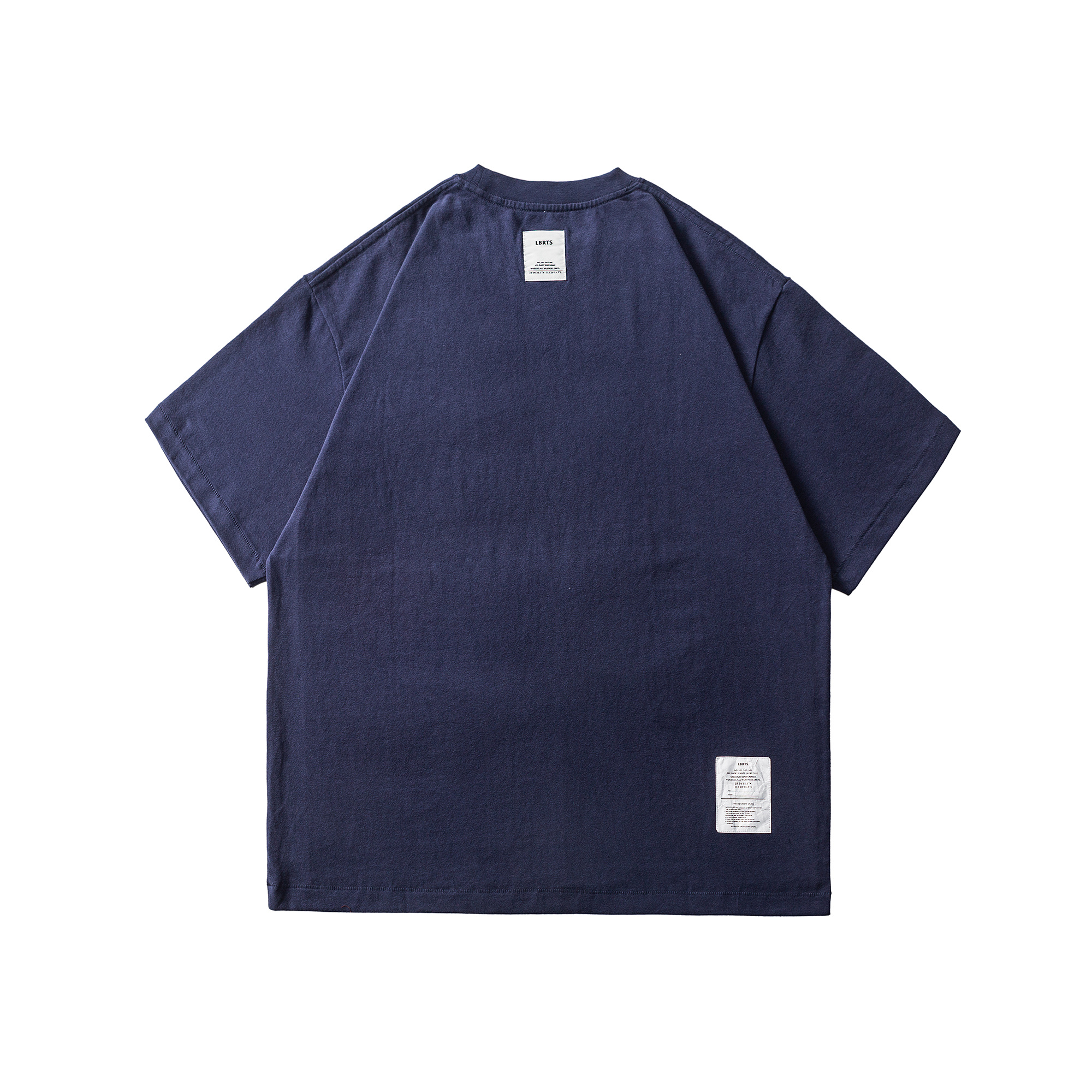 Men's Solid Crewneck Pocket T-shirt - Mid-Weight Cotton