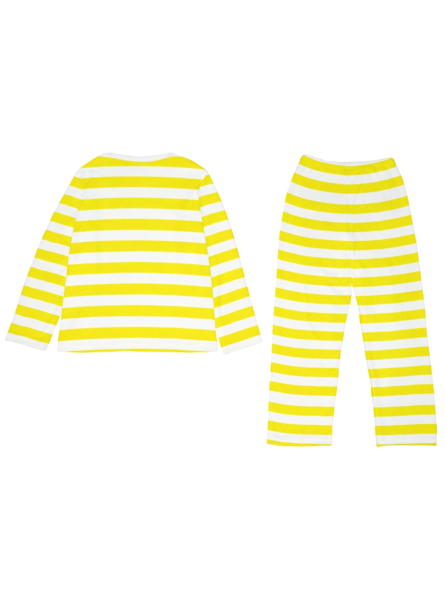 Women's Multi-Color Striped Flannel Pajama Set - Warm Fuzzy Sleepwear (Yellow/Red/Orange/Purple/Pink)