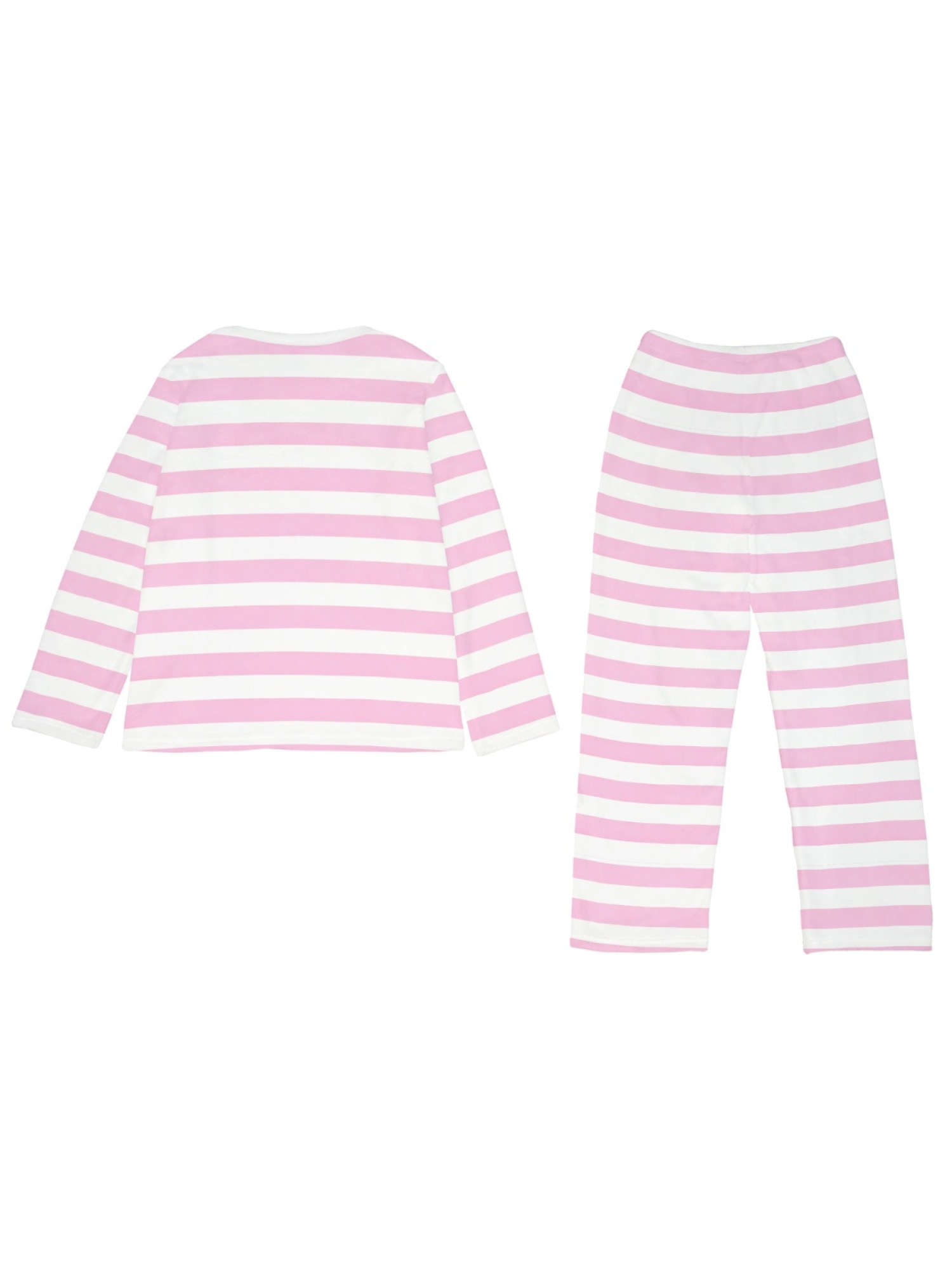 Women's Multi-Color Striped Flannel Pajama Set - Warm Fuzzy Sleepwear (Yellow/Red/Orange/Purple/Pink)