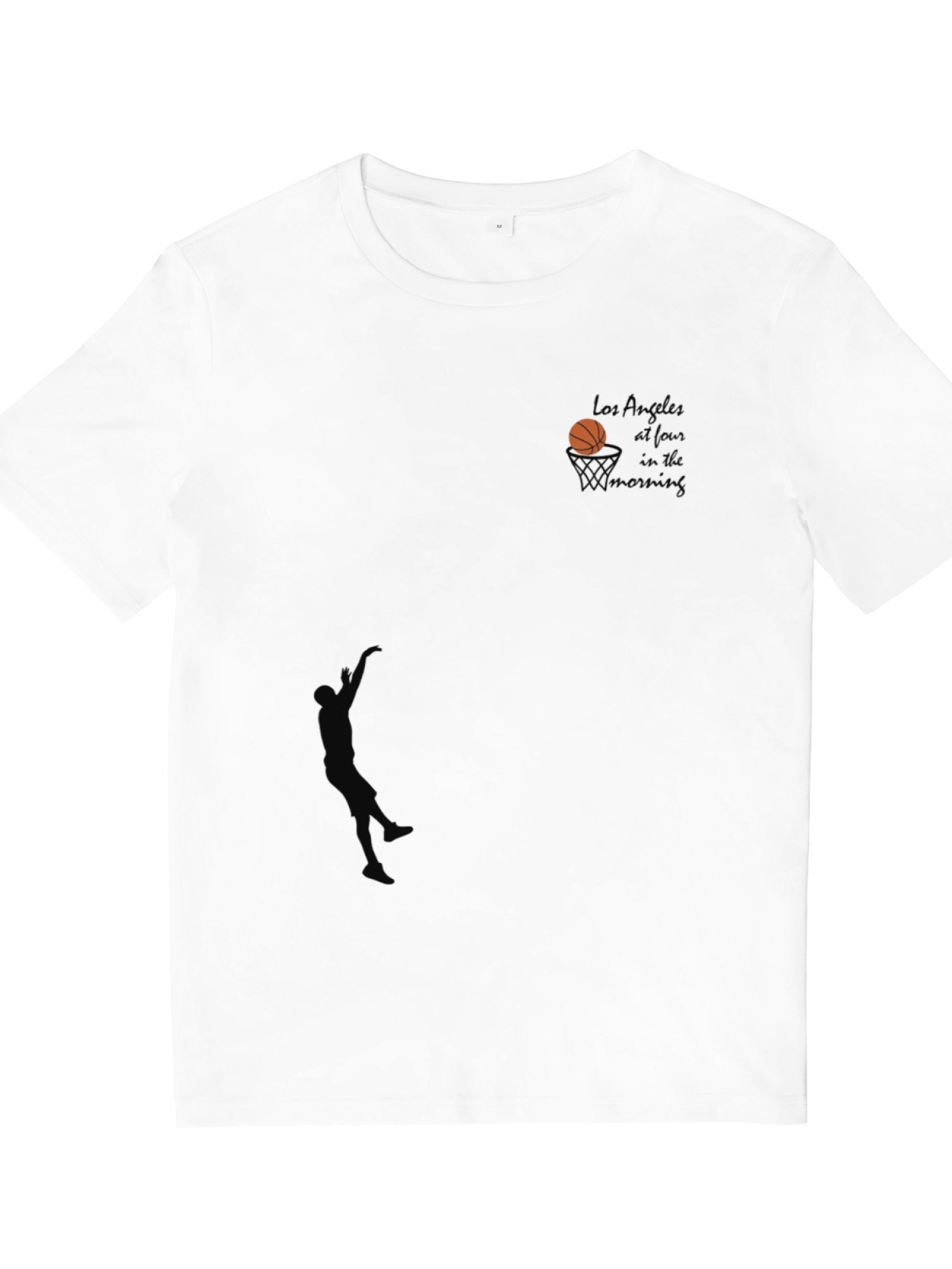 Mamba Mentality "Los Angeles at Four in the Morning" Basketball Graphic T-Shirt - Men's Cotton Tee