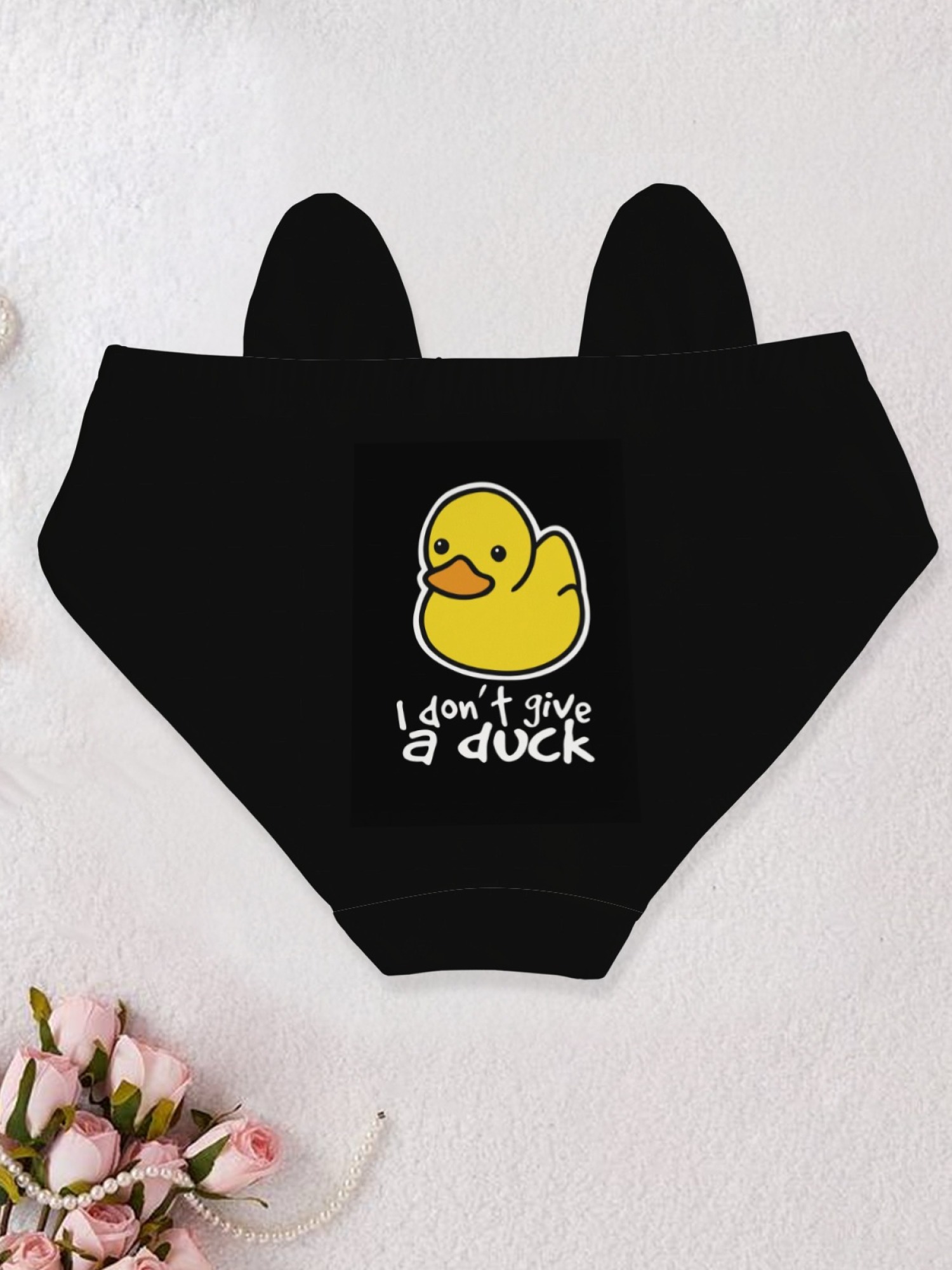 I Don't Give A Duck | Funny Cat Ear Panties for Women