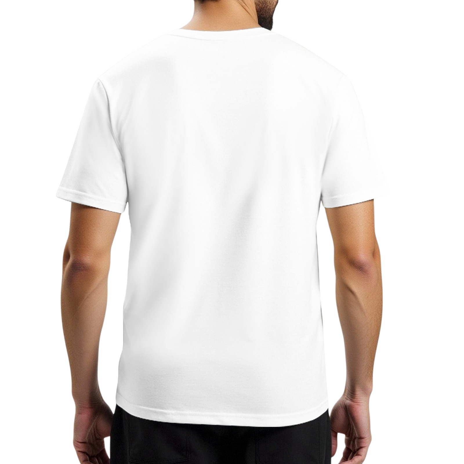 "Emotional Support Husband - Do Not Pet" Graphic T - Shirt | Humorous, Breathable Couple Tee - White