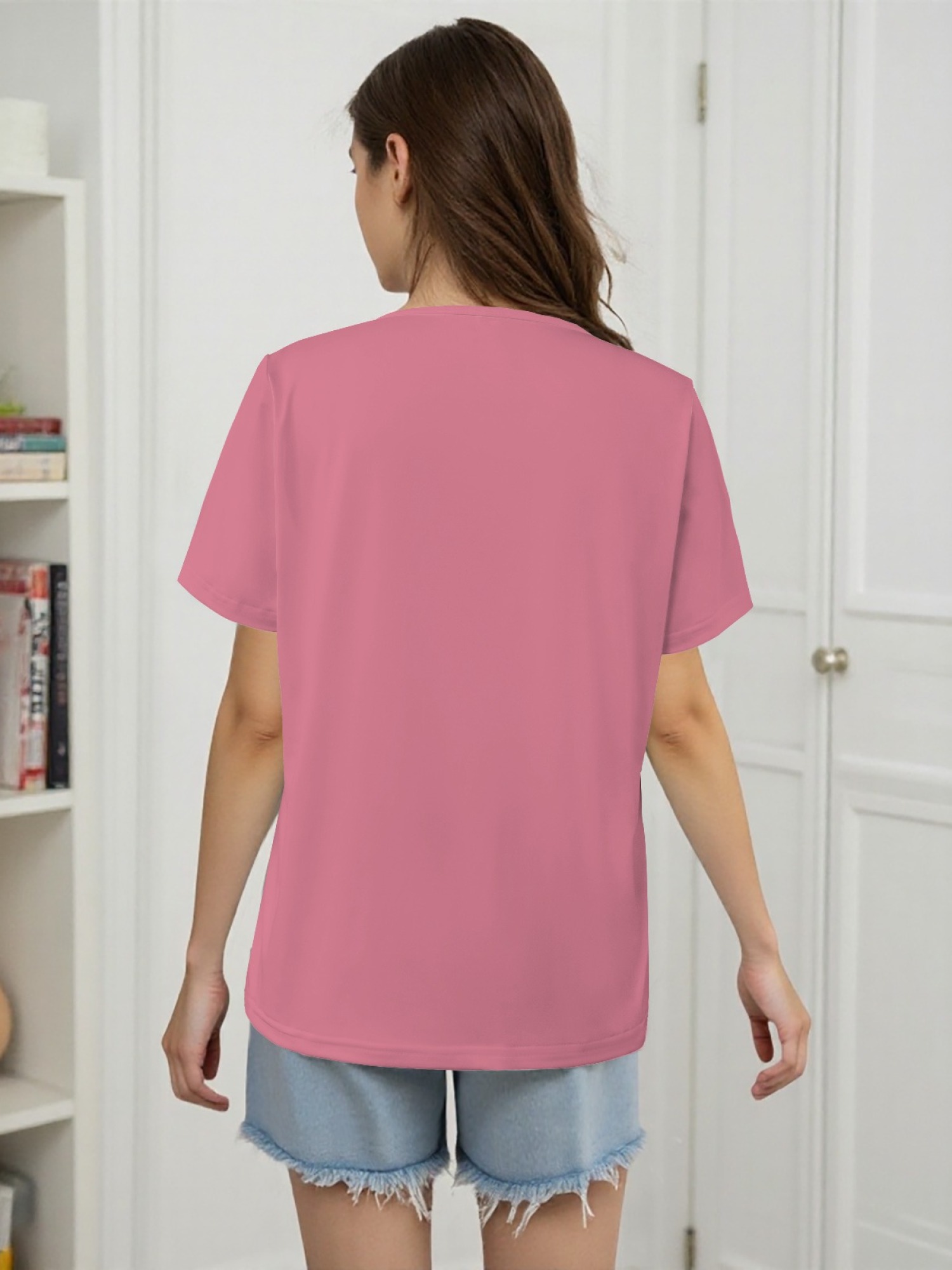 Women's Leopard Print Game Day Football T-Shirt - Casual Short Sleeve Graphic Tee