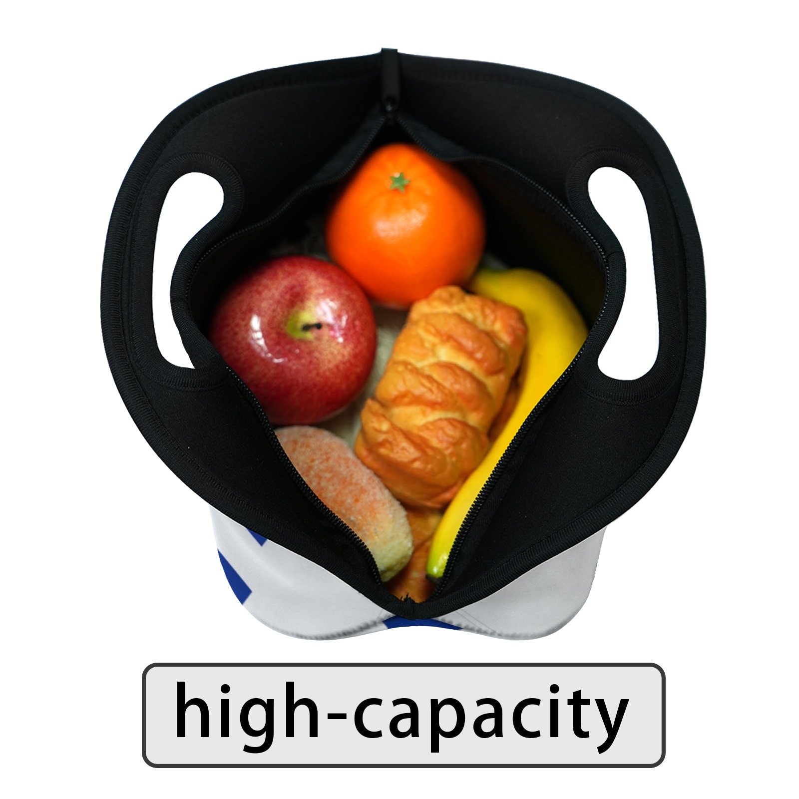 Patriotic ��VOTE�� Graphic Neoprene Lunch Bag - Insulated Tote for Work & Picnics Bullet Points