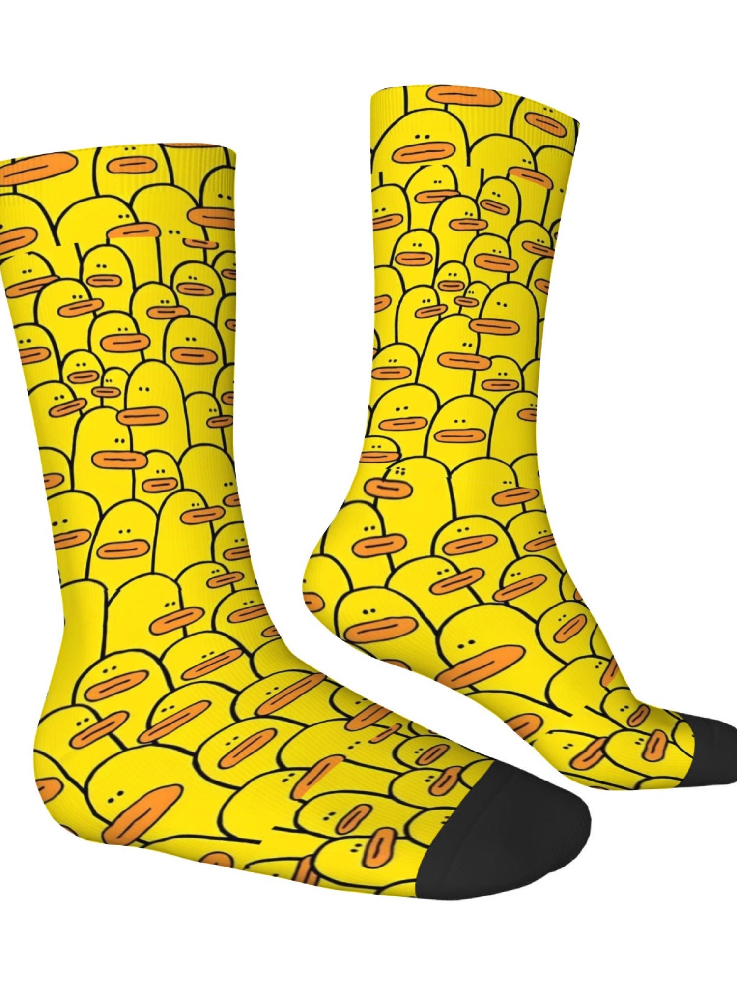 "Go Bananas" Men's Fun Boxer Briefs & Duck Socks Gift Set | Novelty Underwear Bundle