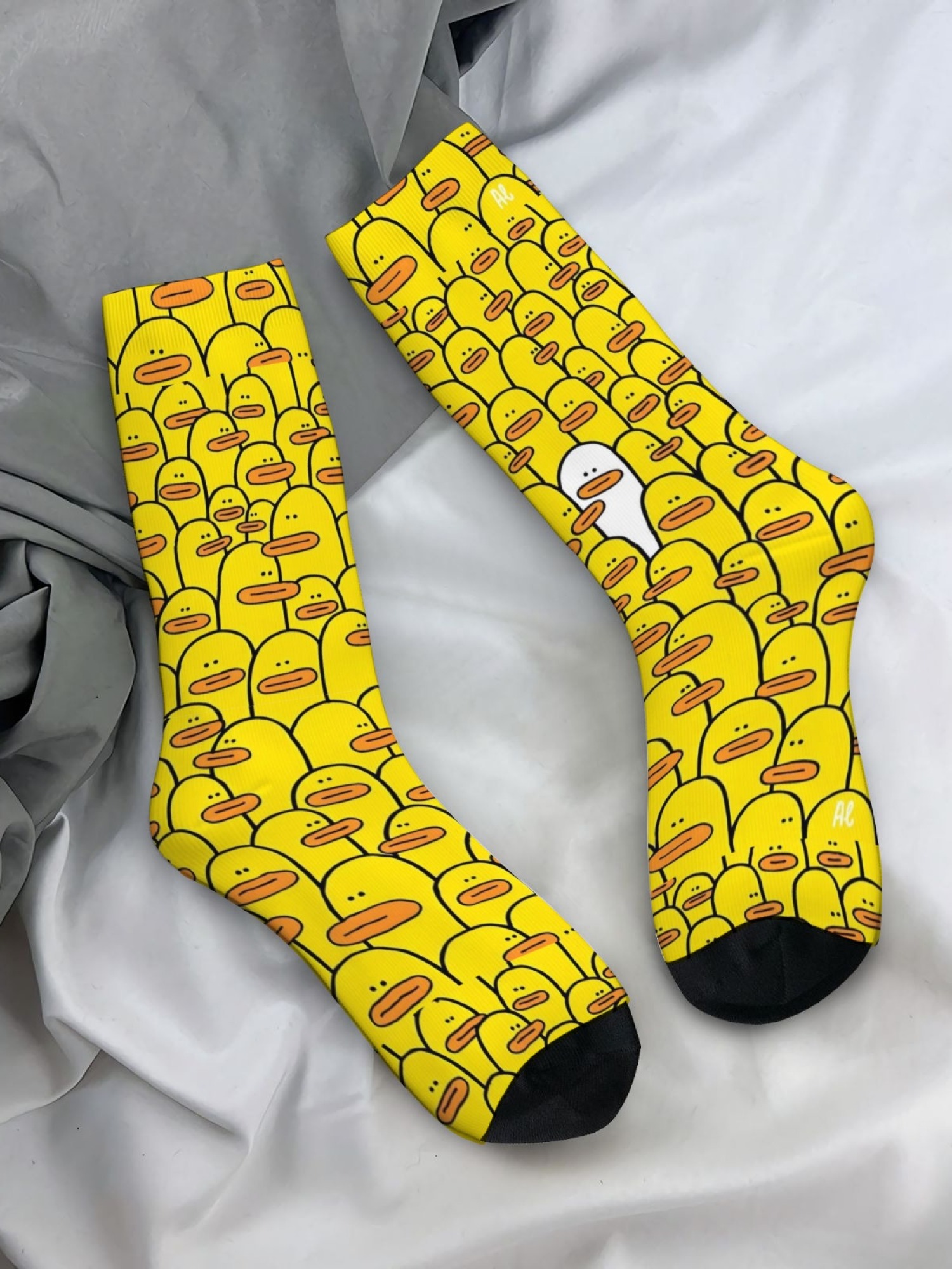 "Go Bananas" Men's Fun Boxer Briefs & Duck Socks Gift Set | Novelty Underwear Bundle
