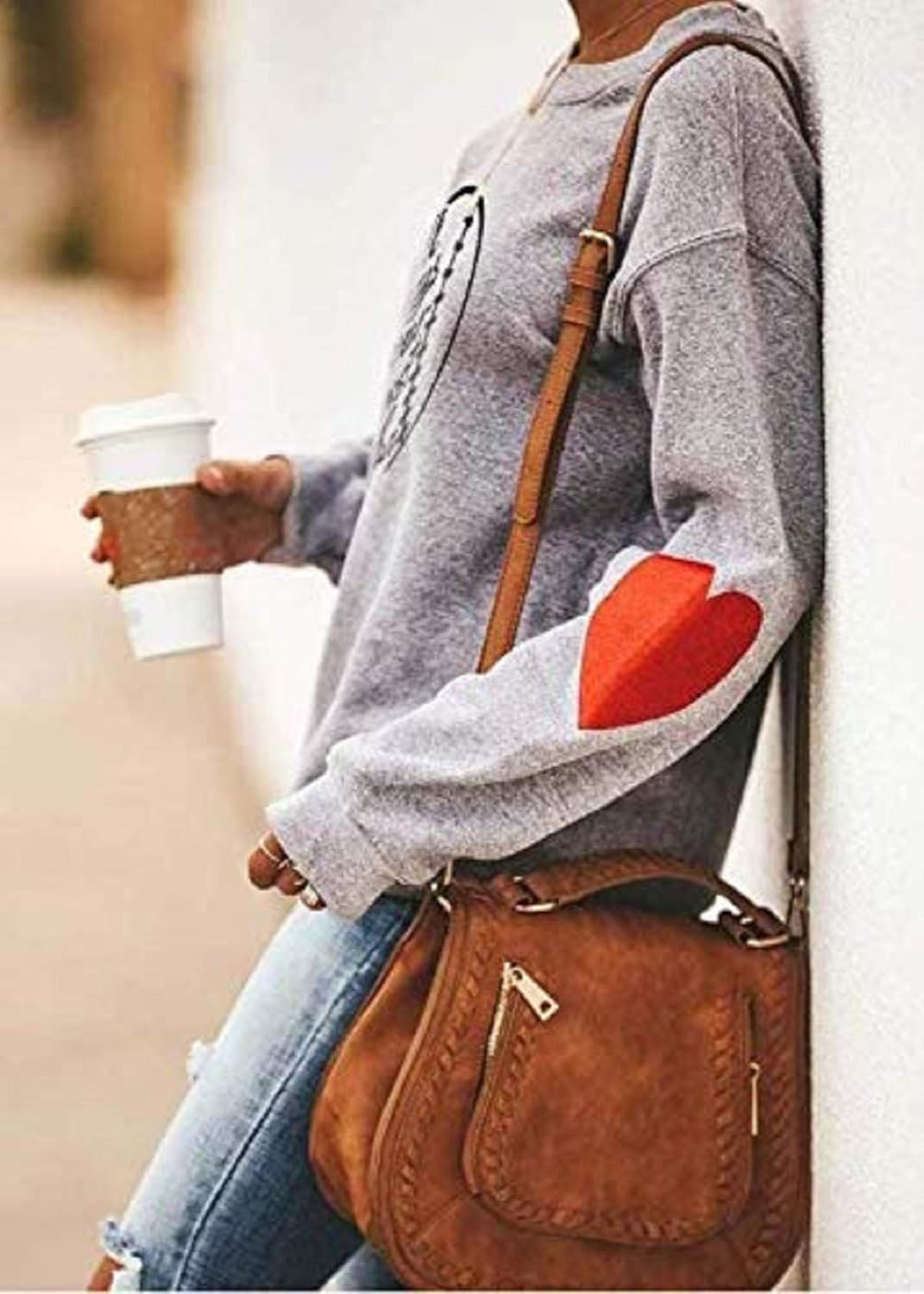 Womens Crewneck Sweatshirts Long Sleeve Baseball Shirts Cotton Blend Tops Baseball Print Shirt