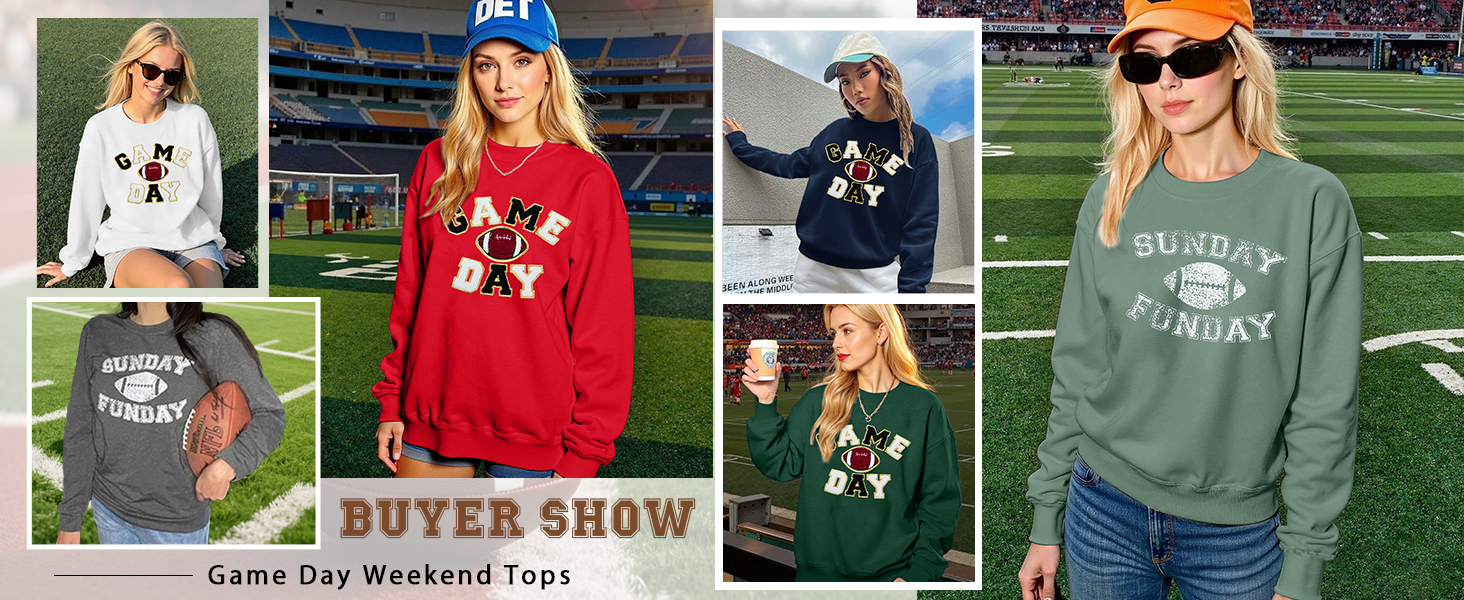 football sweatshirt for women