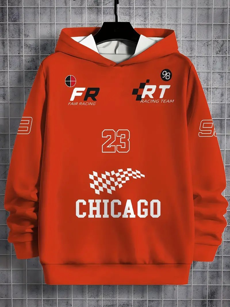 Best-Selling Long-Sleeve Hoodie - 3D Digital Printing Sports Jersey Series, Loose & Casual