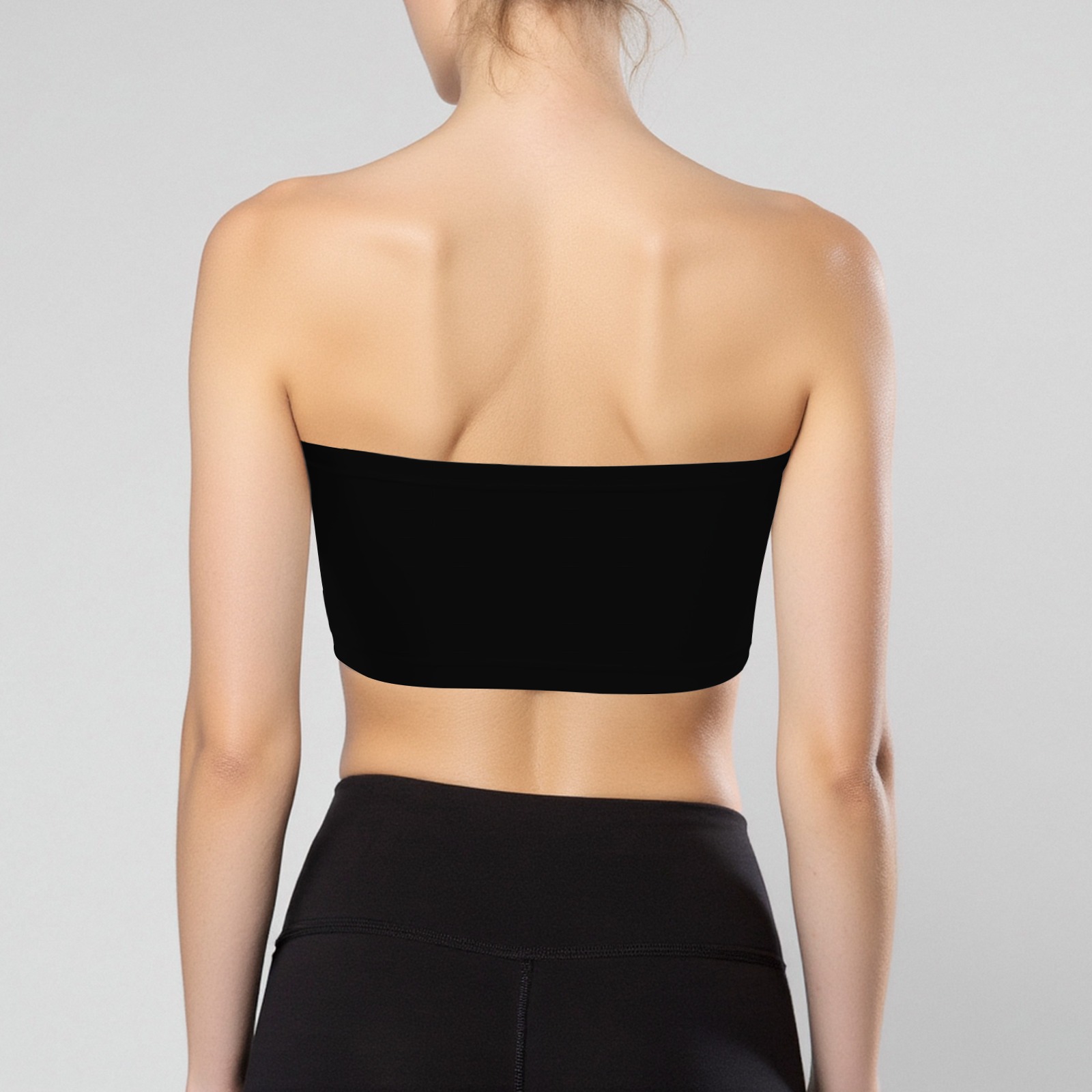 Women's Inside 1987 Print Tube Top - Strapless Stretchy Summer Crop Top-Pixelunique