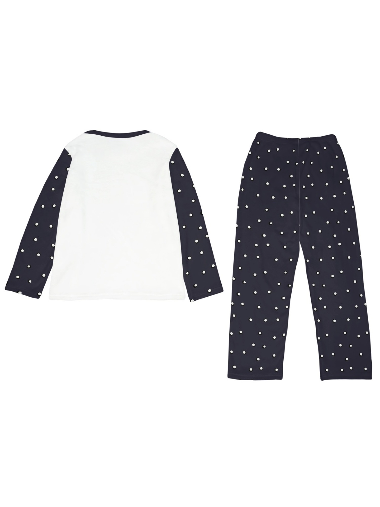 Women's Witch Kitty Printed Flannel Pajama Set - Warm Fuzzy Sleepwear