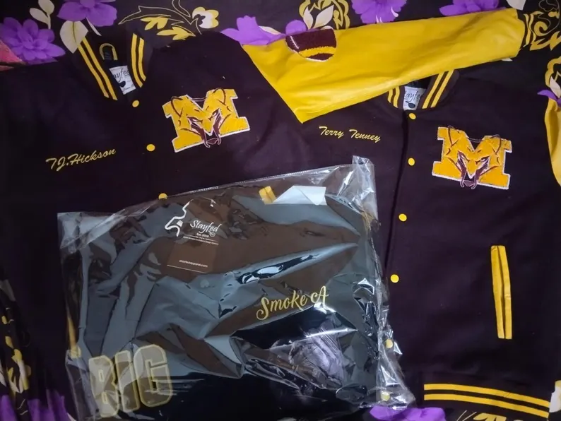 Custom Letterman Jacket| Personalized Varsity and Bomber Jackets for Men & Women| Customizable Designs .Premium VarsityCraft®  Handmade
