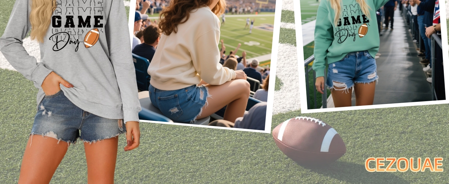 Game Day Sweatshirts for Women