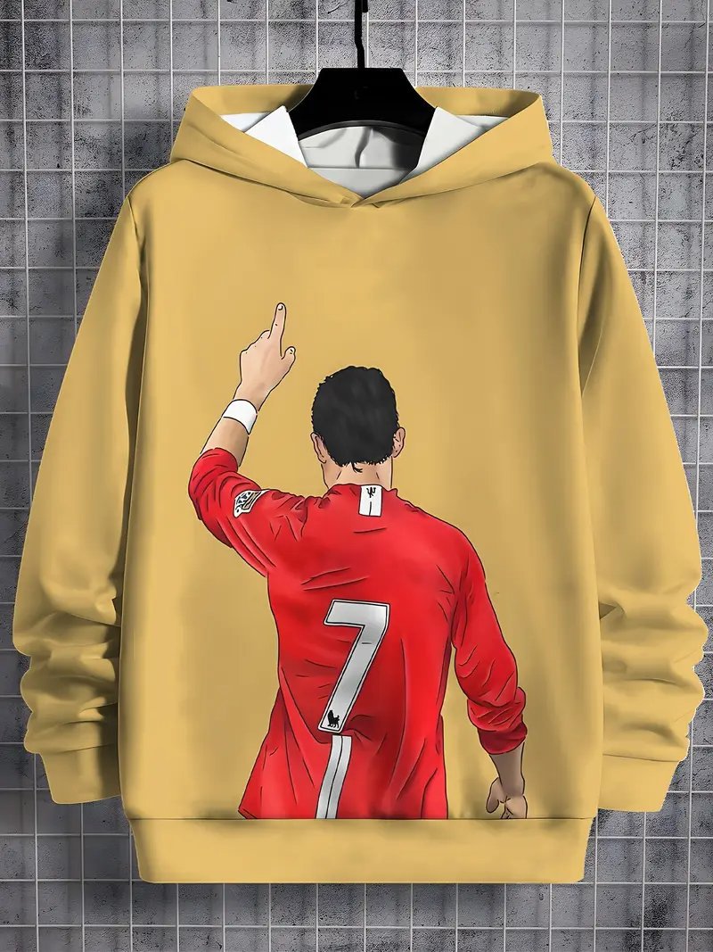 Best-Selling Long-Sleeve Hoodie - 3D Digital Printing Sports Jersey Series, Loose & Casual