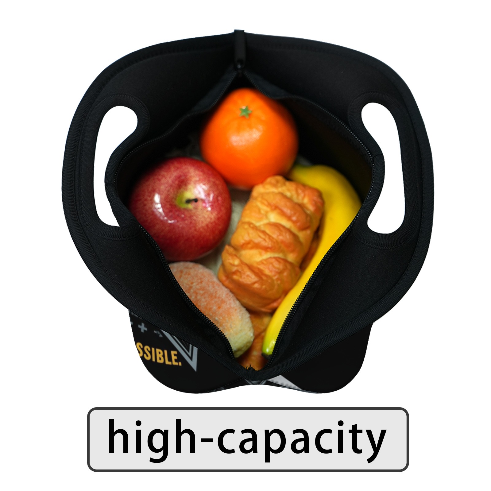 Mystical Eye Graphic Neoprene Lunch Bag - Insulated Tote for Work & Picnics