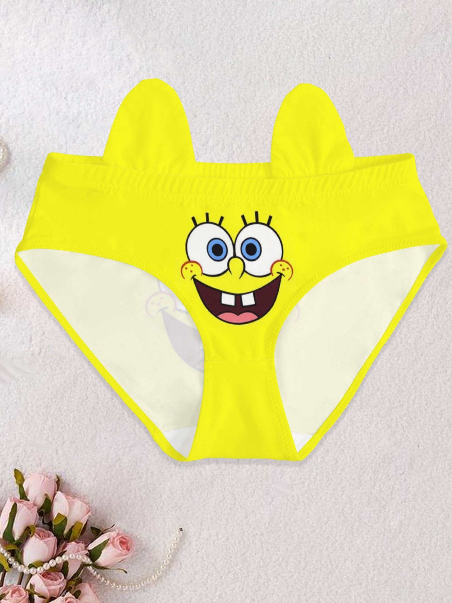 Women's SpongeBob SquarePants Graphic Printed Breathable Sculpting Panties
