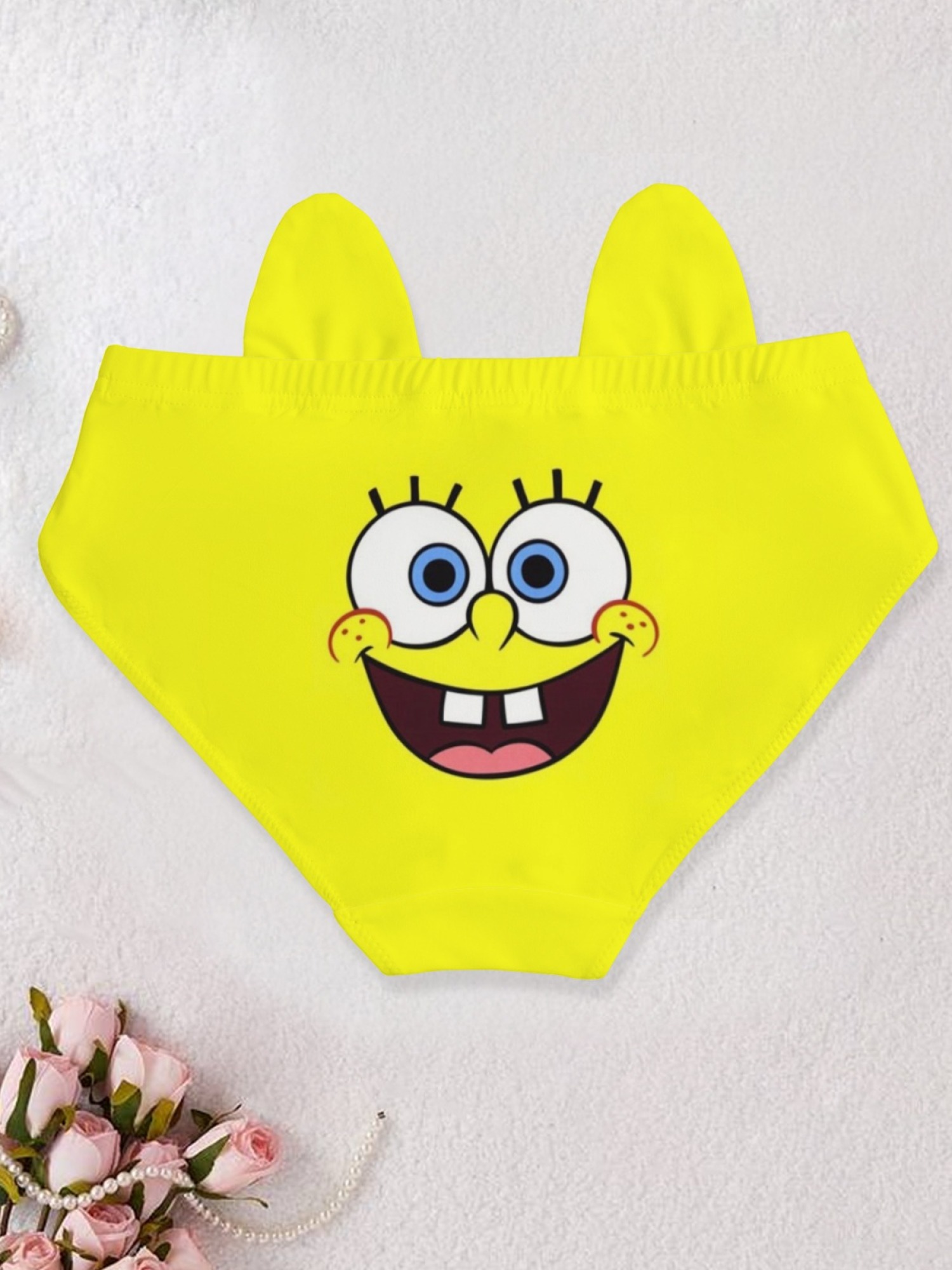 Women's SpongeBob SquarePants Graphic Printed Breathable Sculpting Panties