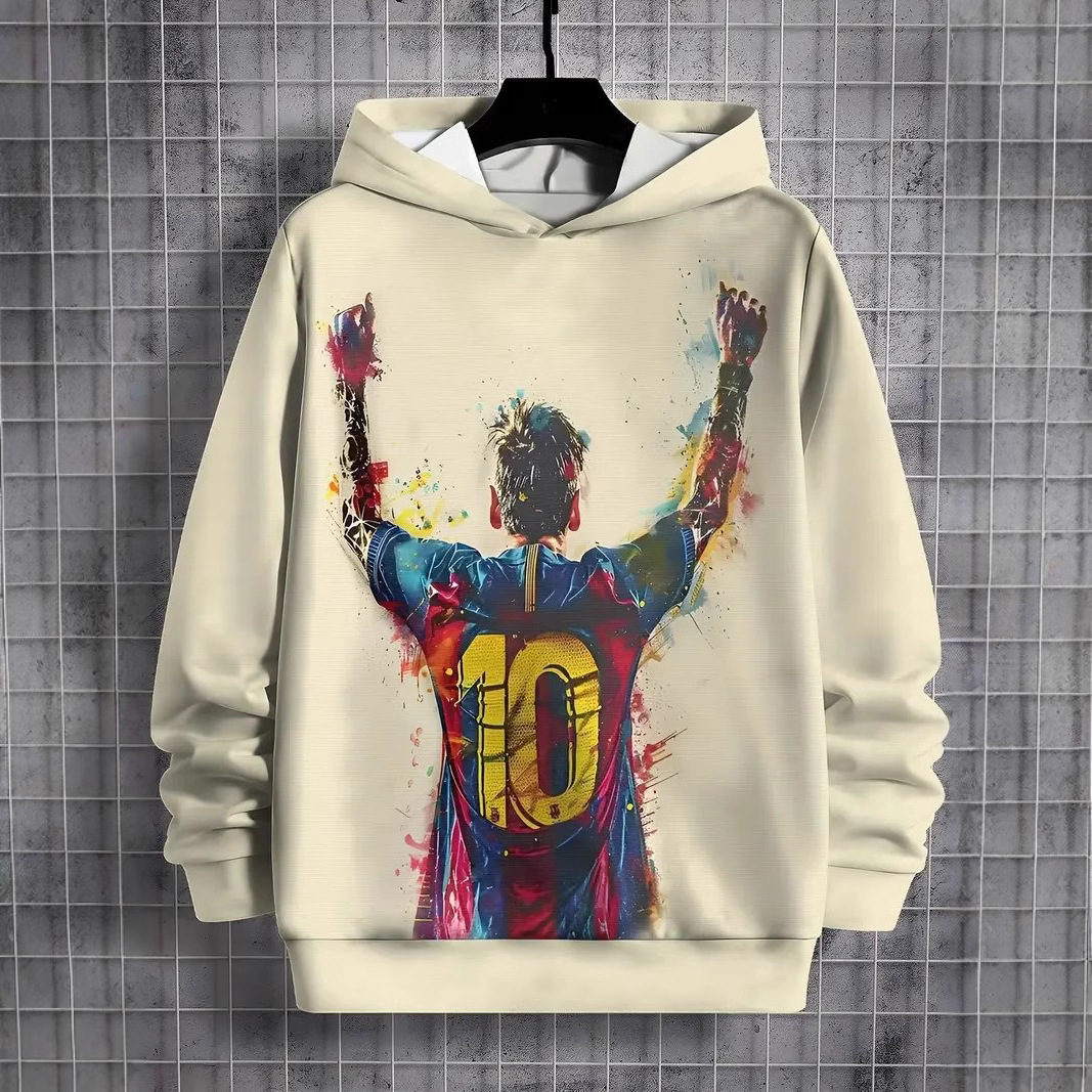 Best-Selling Long-Sleeve Hoodie - 3D Digital Printing Sports Jersey Series, Loose & Casual