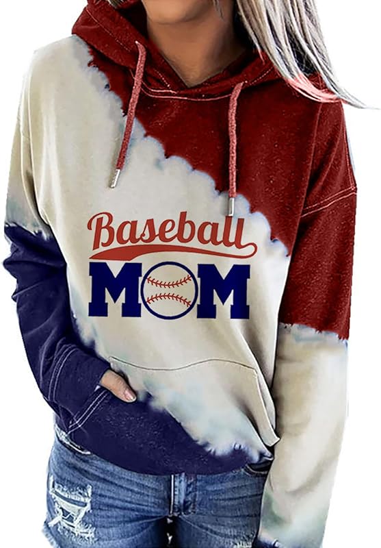 Womens Long Sleeve Drawstring Hooded Sweatshirt, Casual Loose Pocketed Shirt Hoodie for Women