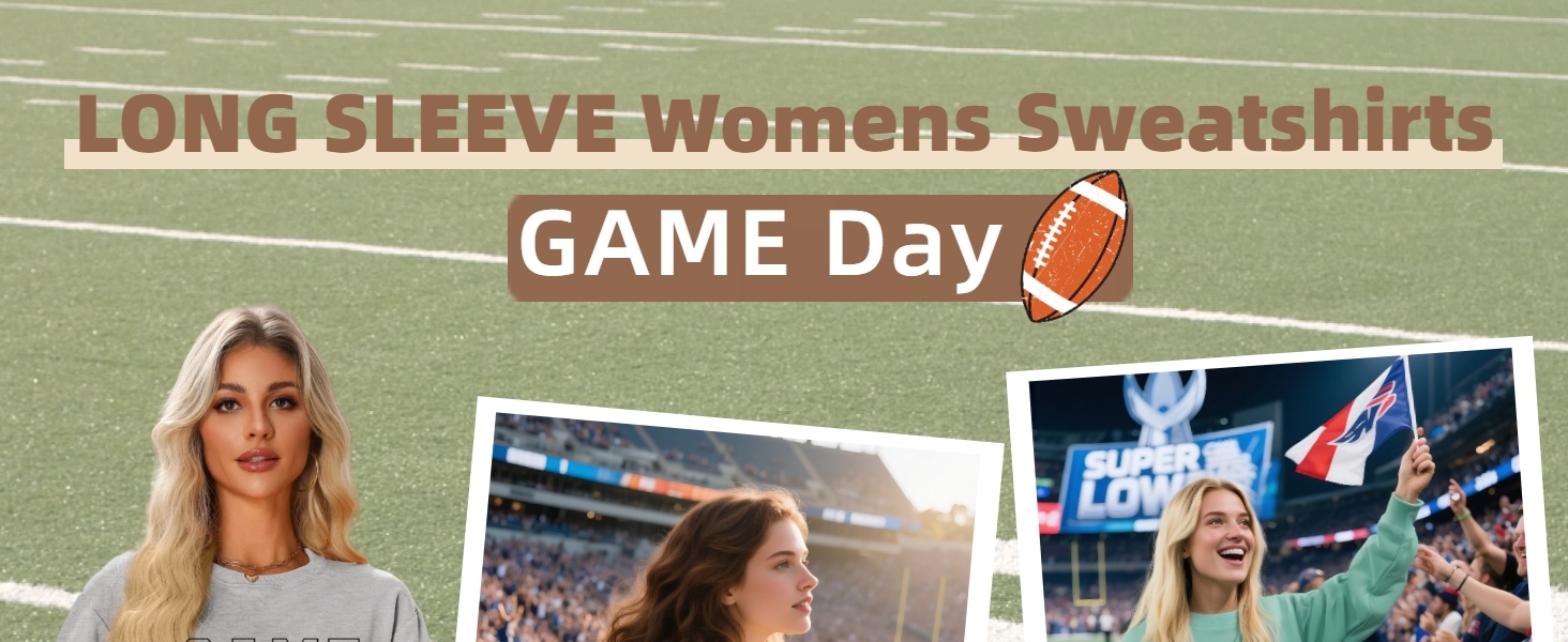 Game Day Sweatshirts for Women