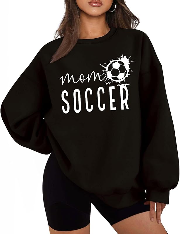Mama Sweatshirt Long Sleeve Cheer Mom Shirt for Baseball Football Soccer Baketball Dance Sport Pullover Tops