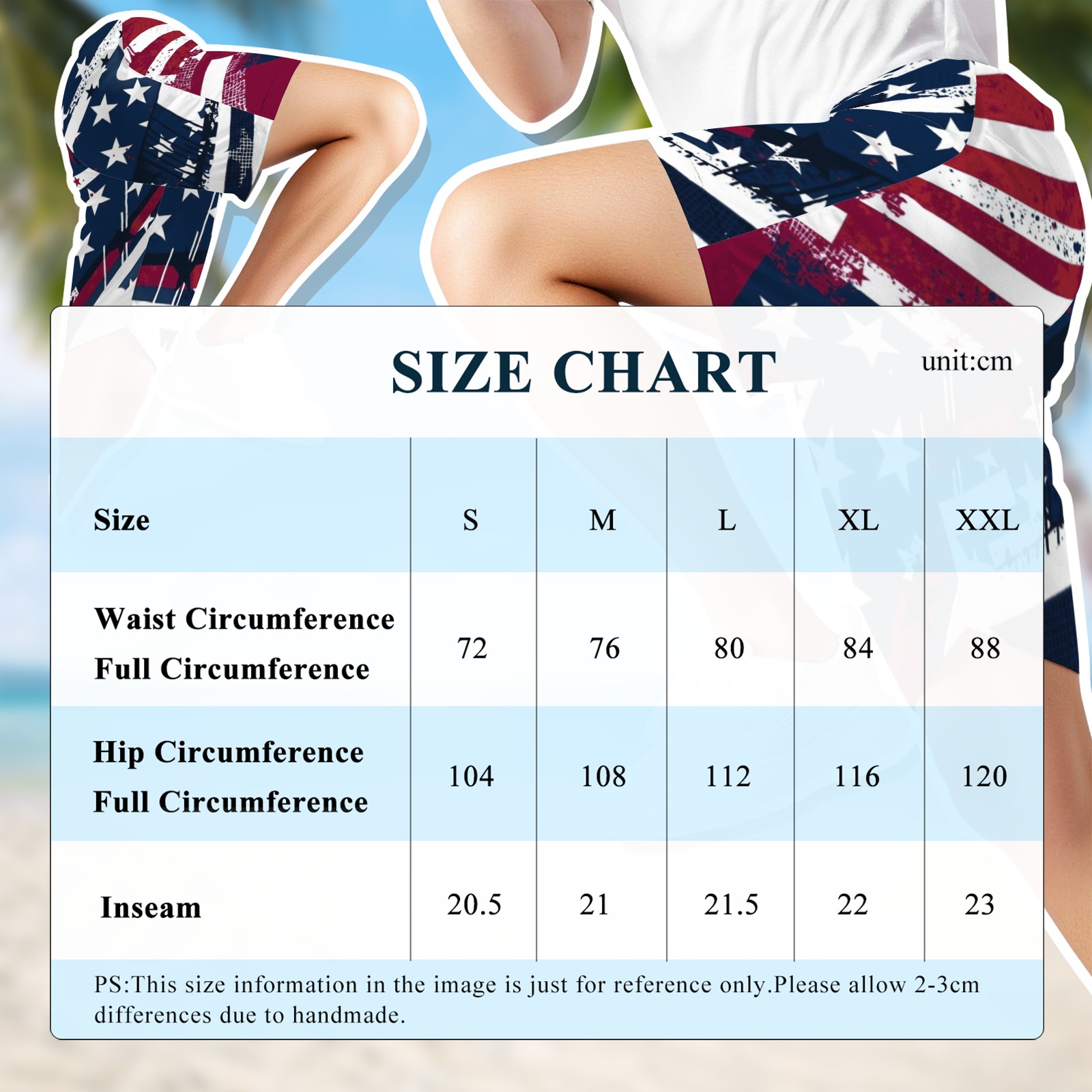 Men's American Flag Print Beach Shorts - Quick - Dry, Versatile Swim & Casual Shorts