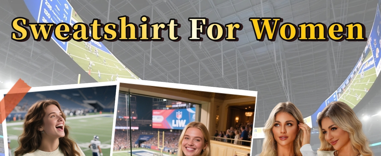 Game Day Sweatshirts for Women