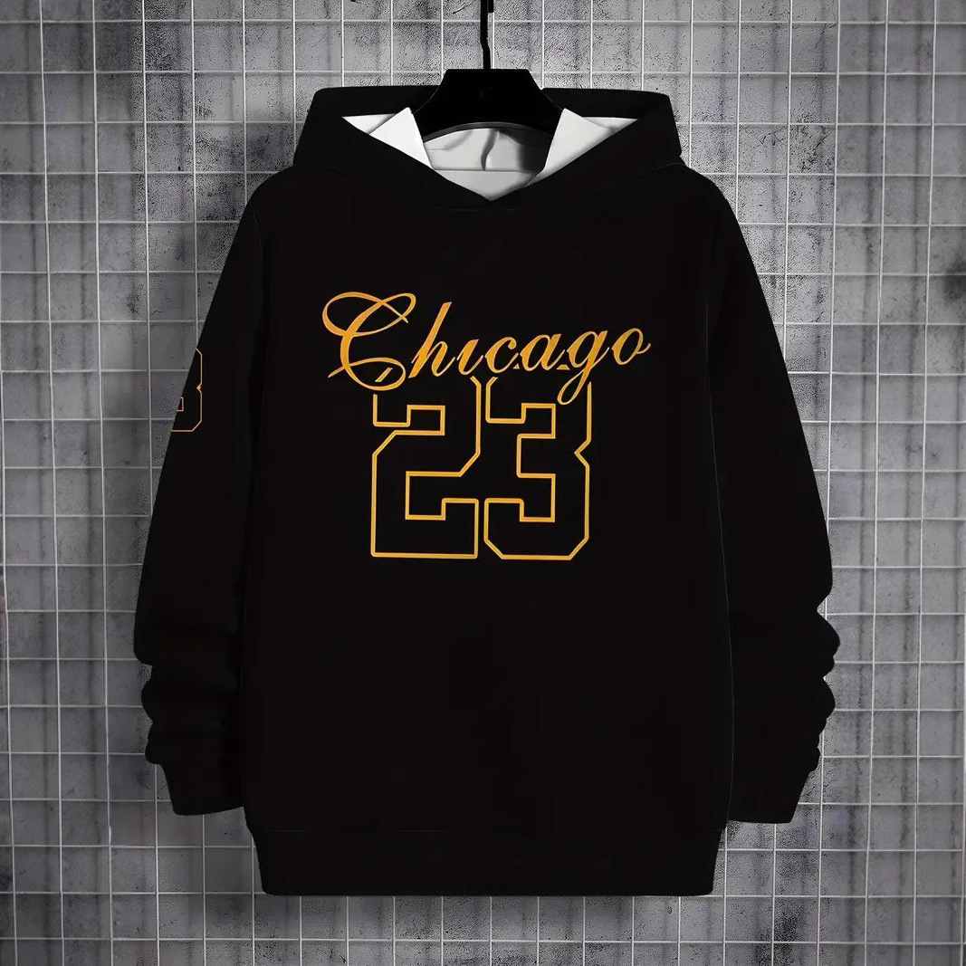 Best-Selling Long-Sleeve Hoodie - 3D Digital Printing Sports Jersey Series, Loose & Casual