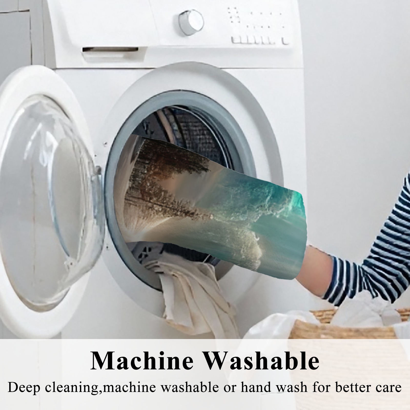 Arctic Light Fantasy Throw Blanket, Cozy Flannel Blanket with Stunning Winter Landscape, Suitable for Adults & Kids, Lightweight & Warm-Pixelunique