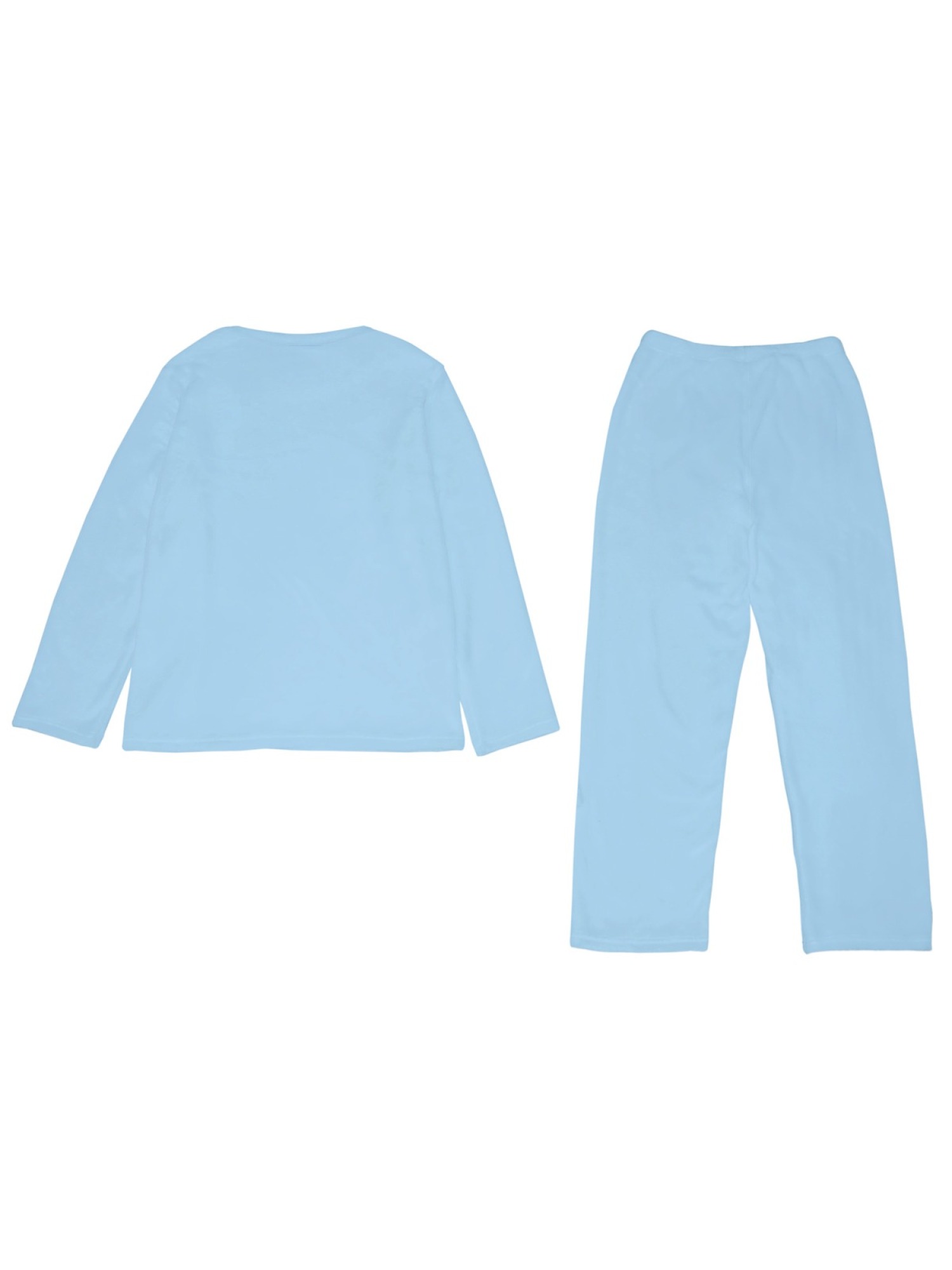 Women's "MILANO Italy" Gold Letter Printed Flannel Pajama Set - Warm Fuzzy Sleepwear (7 Colors: Navy/Graphite Black/Light Blue/Light Gray/Orange/Pink/Beige)