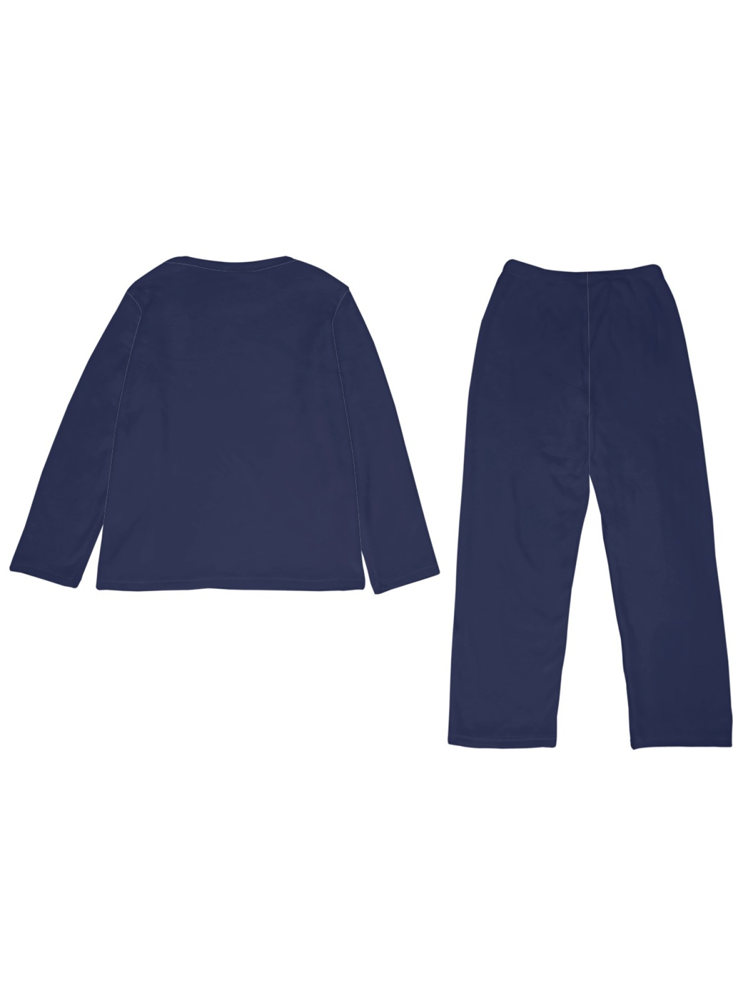 Women's "MILANO Italy" Gold Letter Printed Flannel Pajama Set - Warm Fuzzy Sleepwear (7 Colors: Navy/Graphite Black/Light Blue/Light Gray/Orange/Pink/Beige)