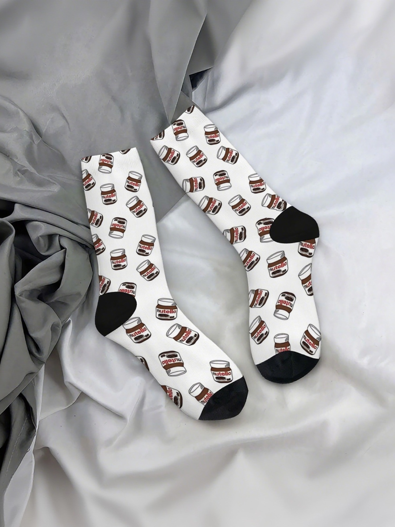 "Sweet Tooth" Chocolate Hazelnut Spread Socks | Foodie Crew Sock Set (3 Pairs)