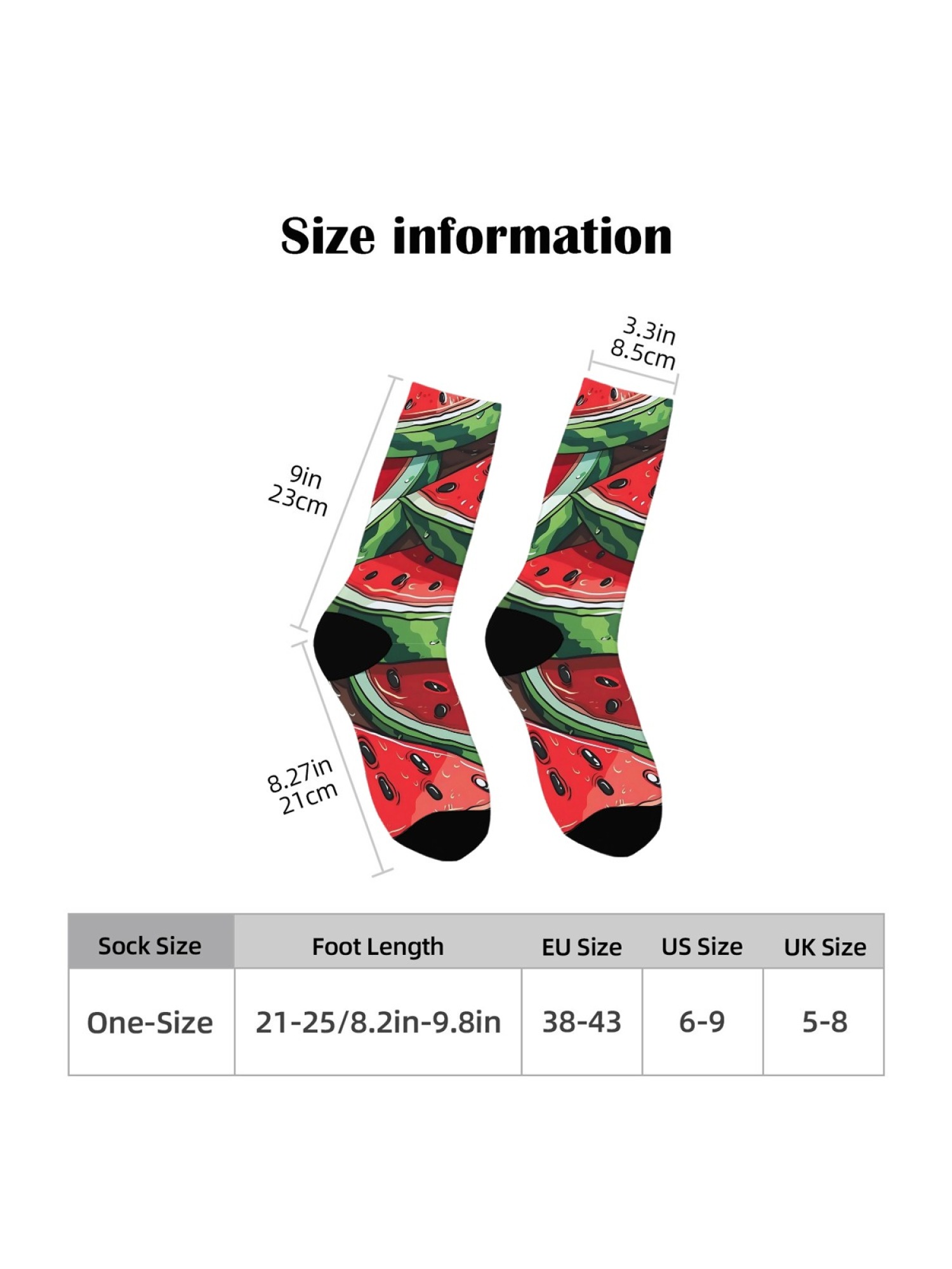 "Tutti Frutti" Fresh Fruit Crew Socks | Watermelon, Dragon Fruit & Berry Set (3 Pairs)